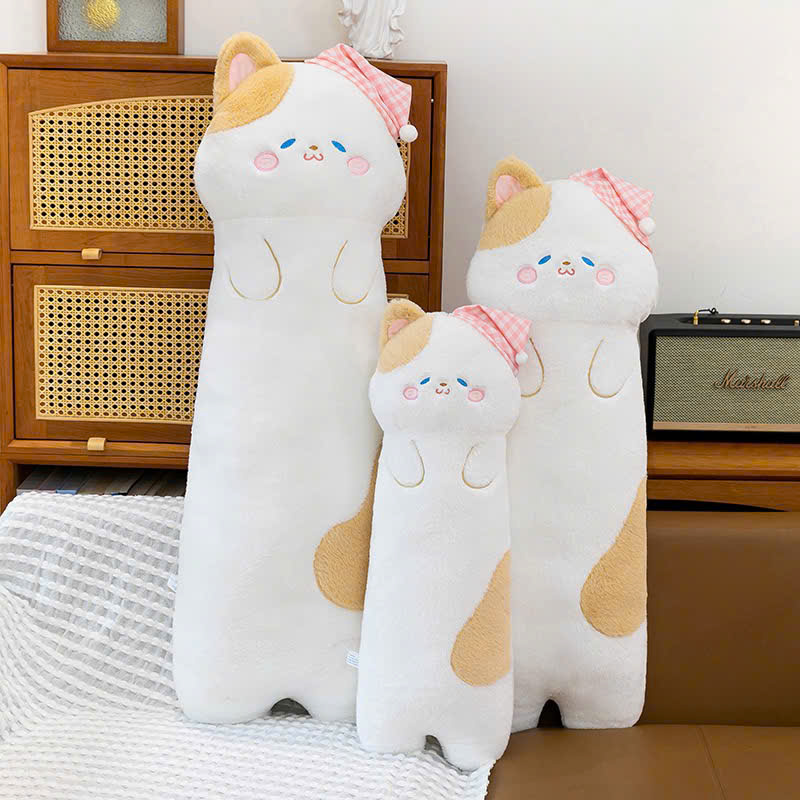 GỐI ÔM MÈO ĐỘI MŨ