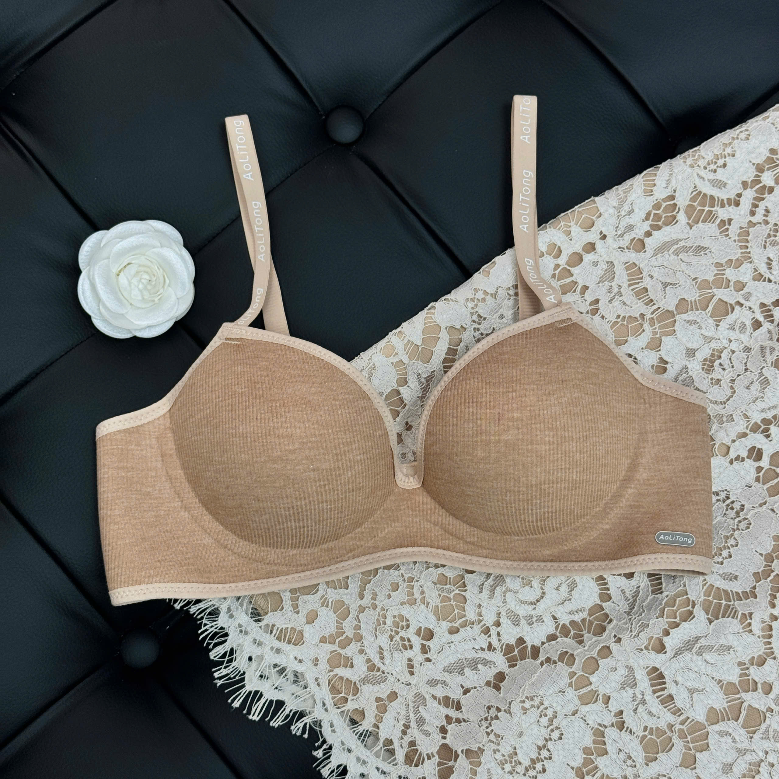 [Mã B60] Lót Nữ Su Cotton Mút 1cm Mềm Mại Thoáng Mát Vòng 1 Vikam_thumbnail_5