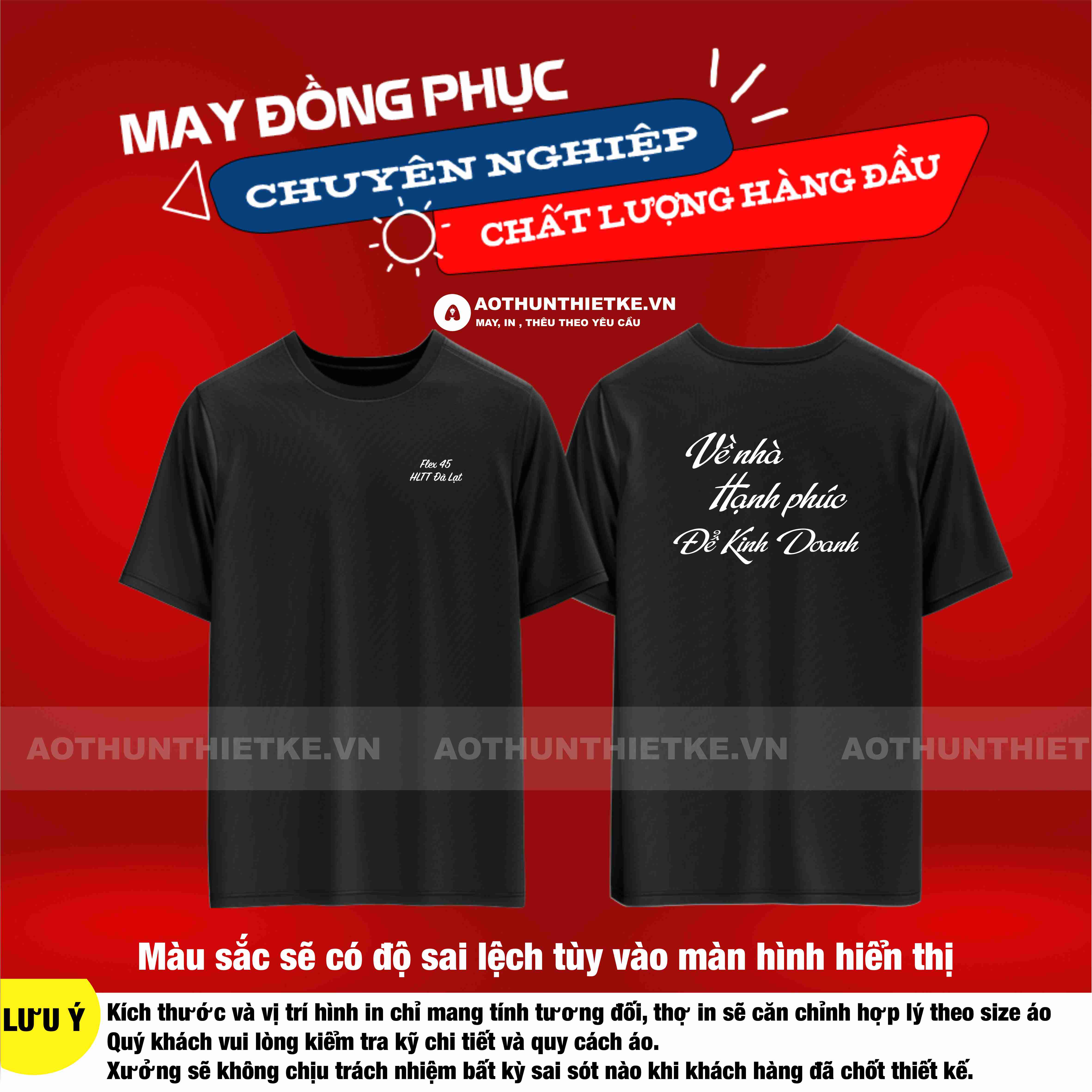 Áo Đồng Phục Flex45 HLTT Đà Lạt