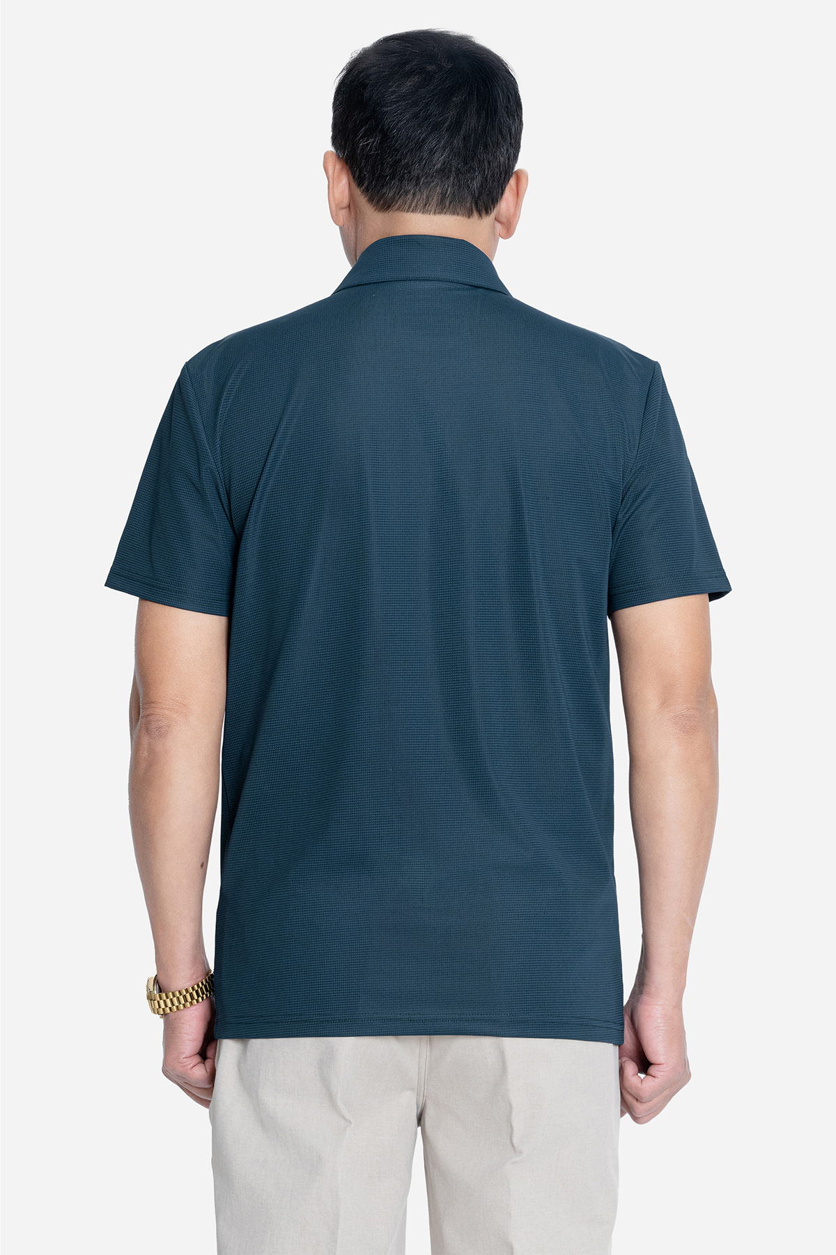 Áo Polo Nam Trung Niên ANCHI Chất Liệu Cotton Phom Suông Vạt Ngang_thumbnail_14