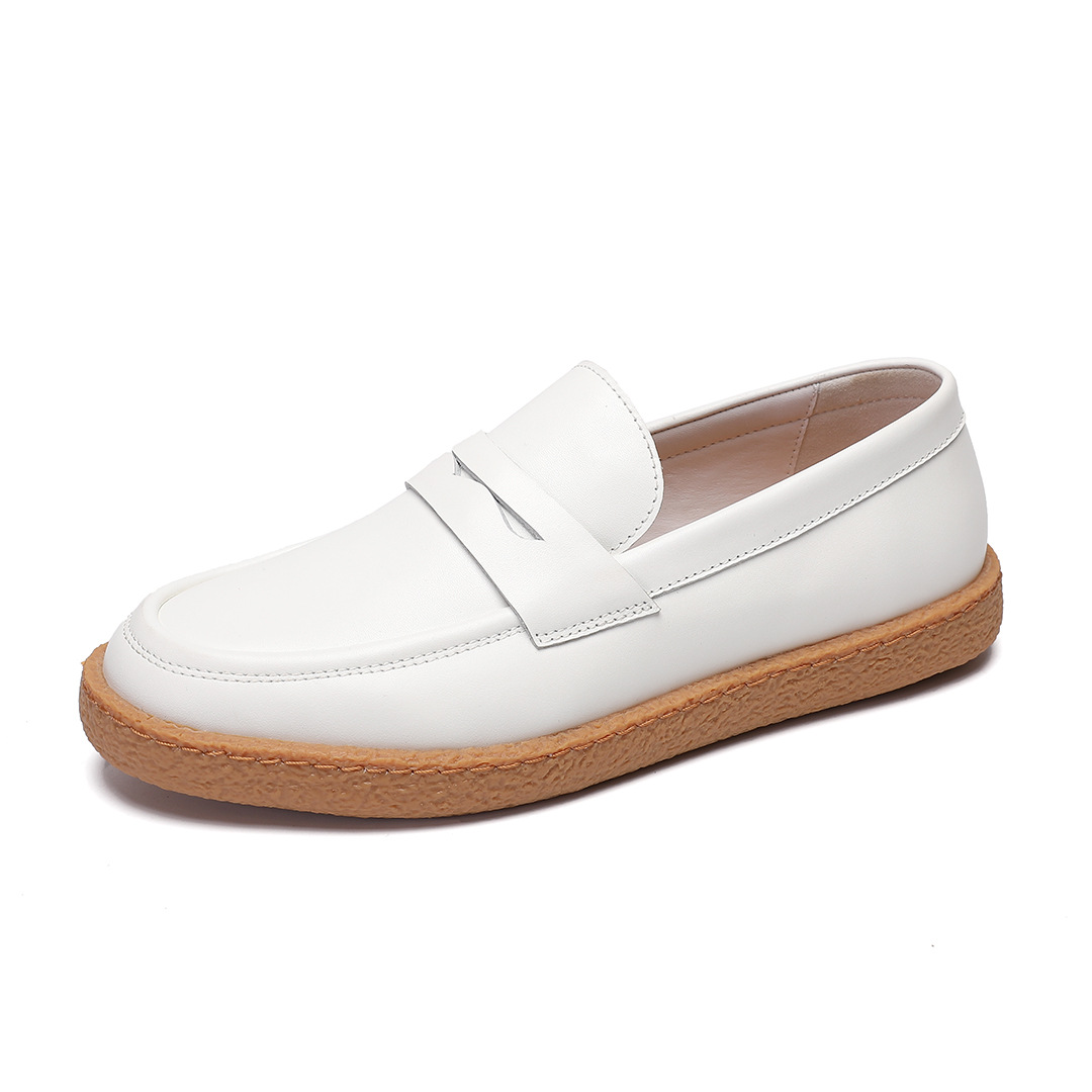 Giày lười nam da bò lớp một, da thật, giày da bóng màu retro, giày lười nam đế mềm, thoáng khí, thấm hút mồ hôi_thumbnail_10