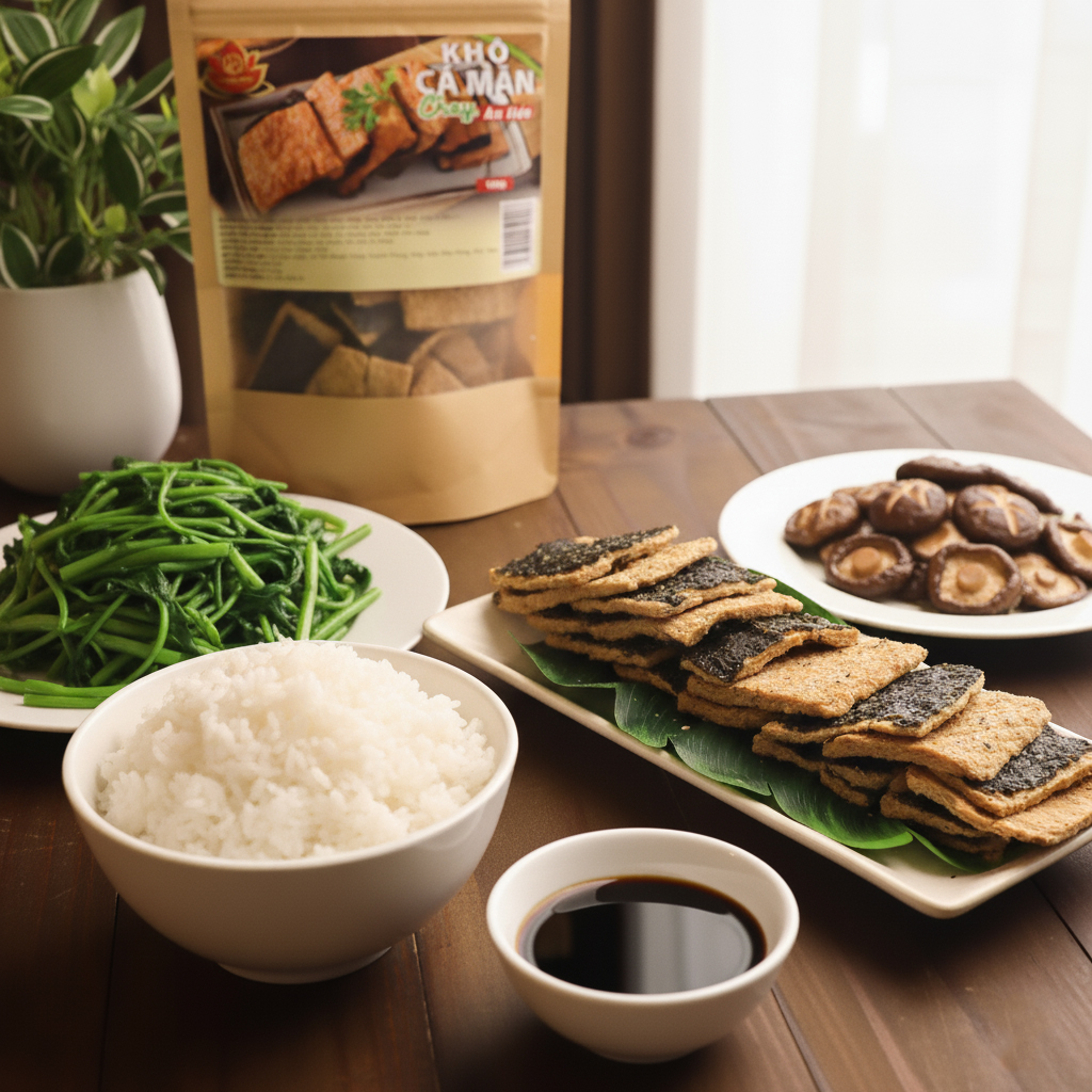 [Combo 3 Món] 1 Sườn Lúa Mạch Chay 100g + 1 Chả Không Đậu Nành 250g + 1 Nước Mắm Đông Cô 500ml_thumbnail_1