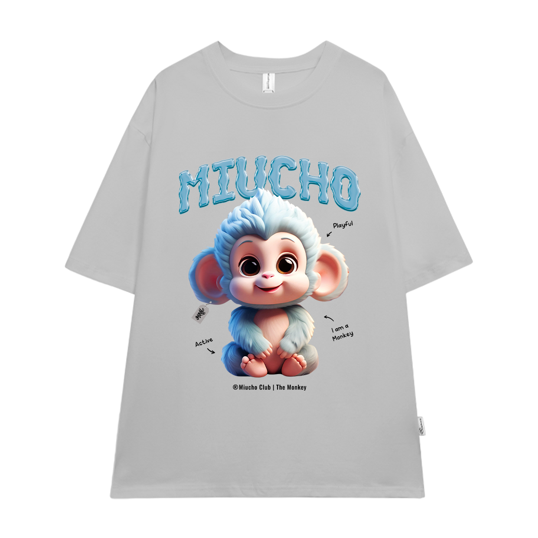 Áo thun form rộng 12 con giáp tuổi Thân (tuổi khỉ) ATD1243 Miucho tay ngắn cổ tròn in mix_thumbnail_21