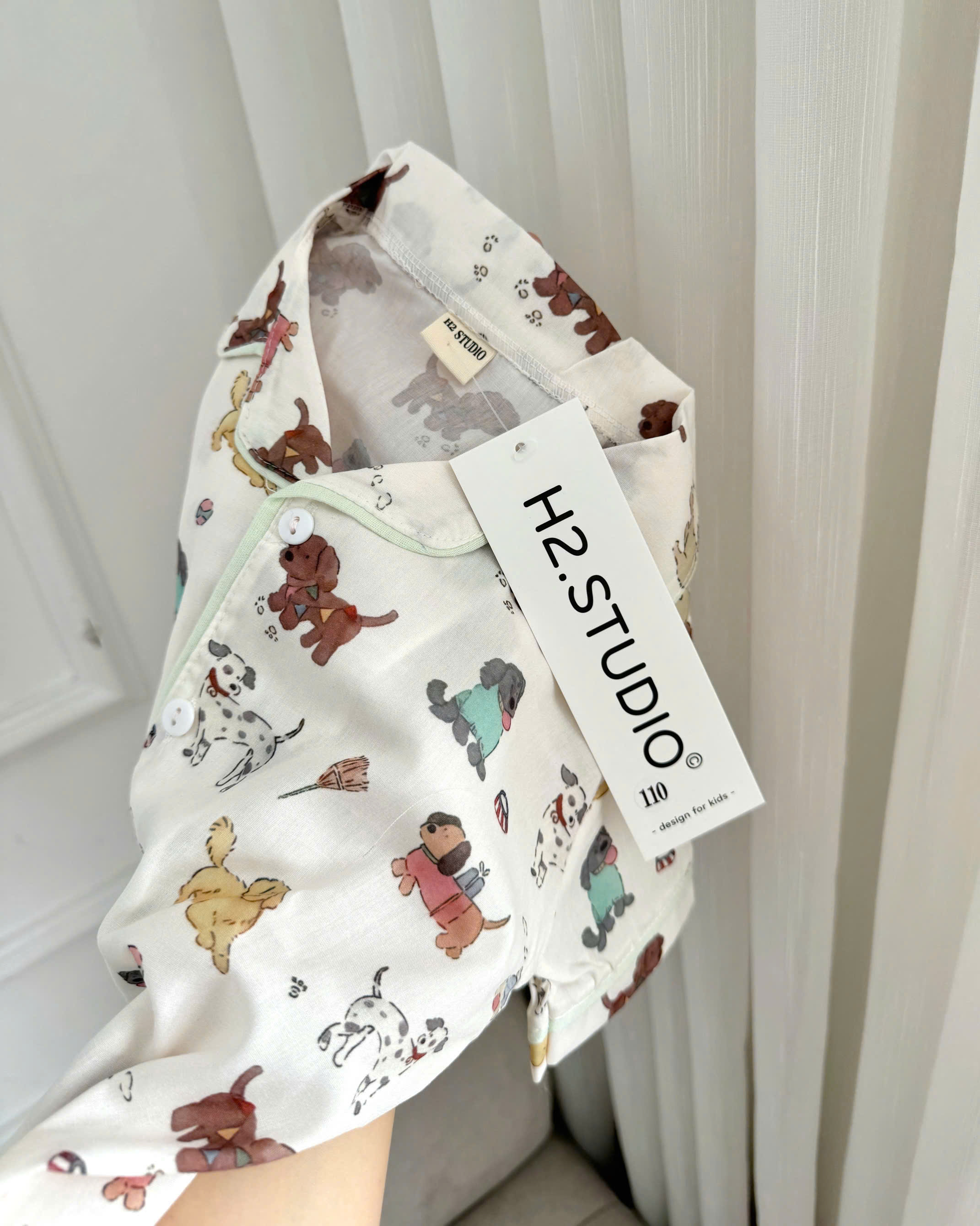 A74 SET 2 BỘ PIZAMA CHÓ VÀ GẤU VIỀN- A100.149