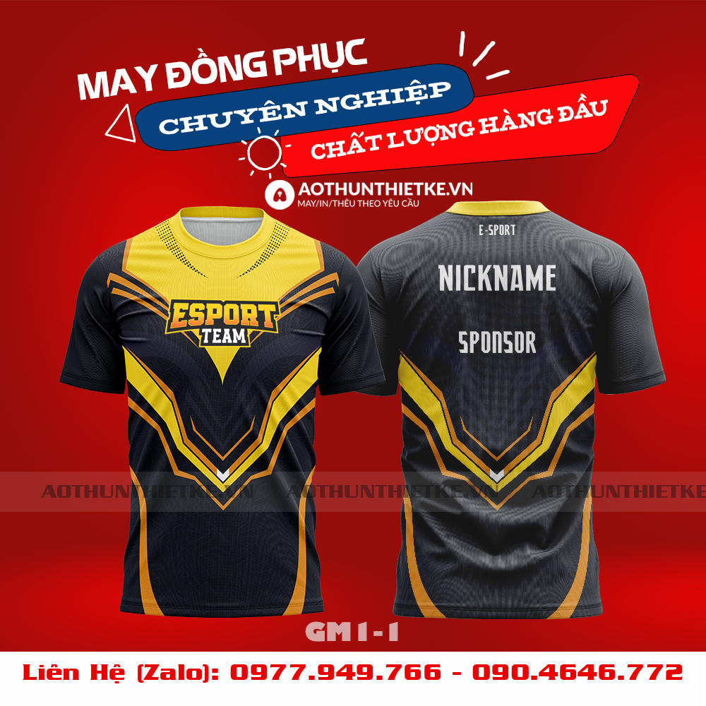 Mẫu Áo Game Thủ Esports Thiết Kế - TKGM84