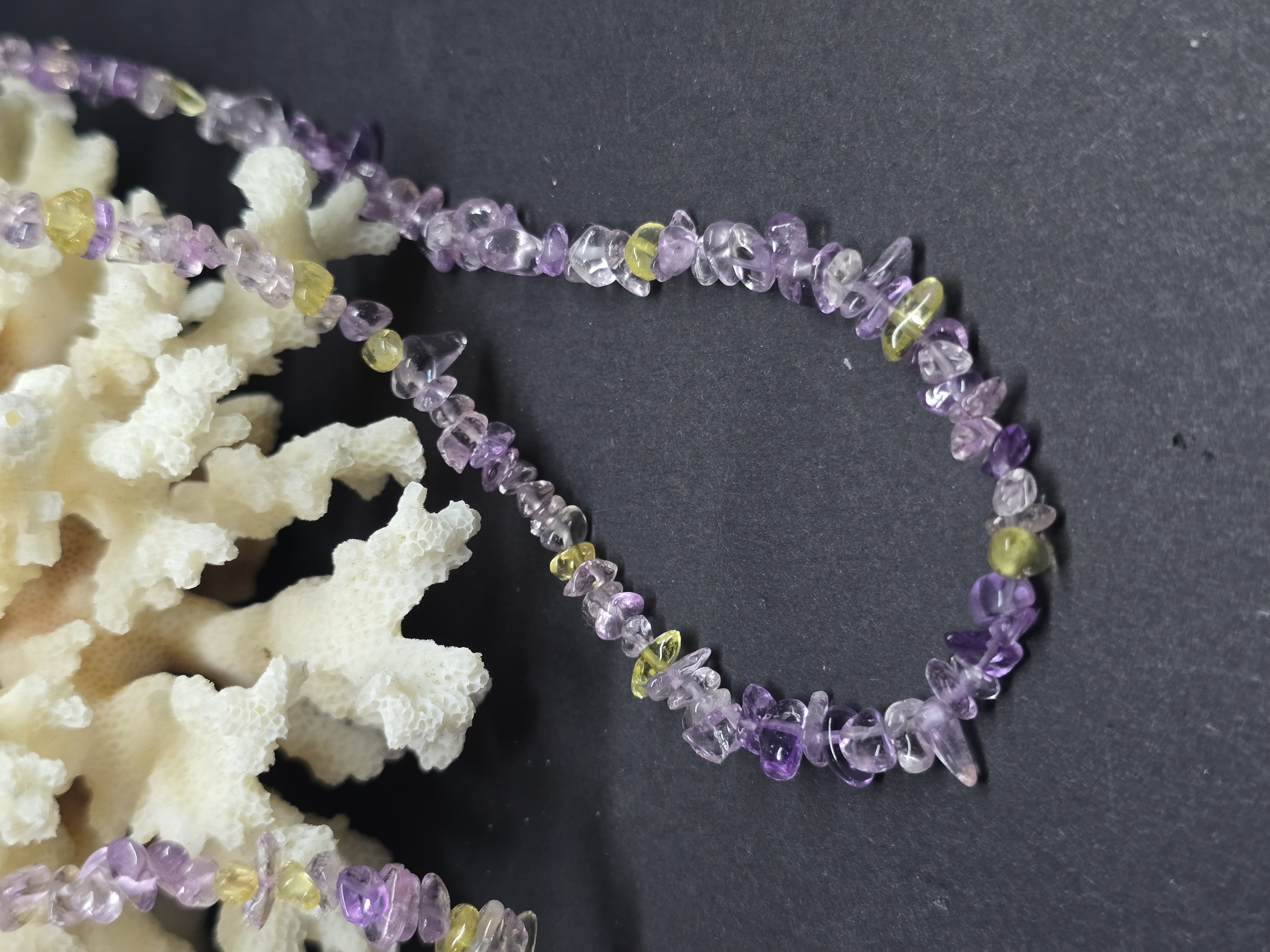 Chips Có Xỏ Lỗ DIY Thạch Anh Tím Vàng Ametrine (CÓ XỬ LÝ NHIỆT)_thumbnail_3