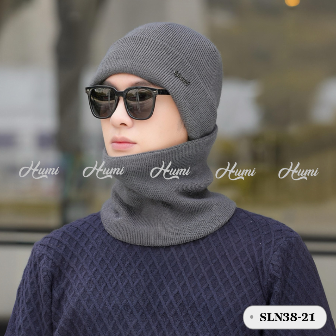 COMBO LEN GIỮ ẤM CHO NAM (SLN38-21 GHI)