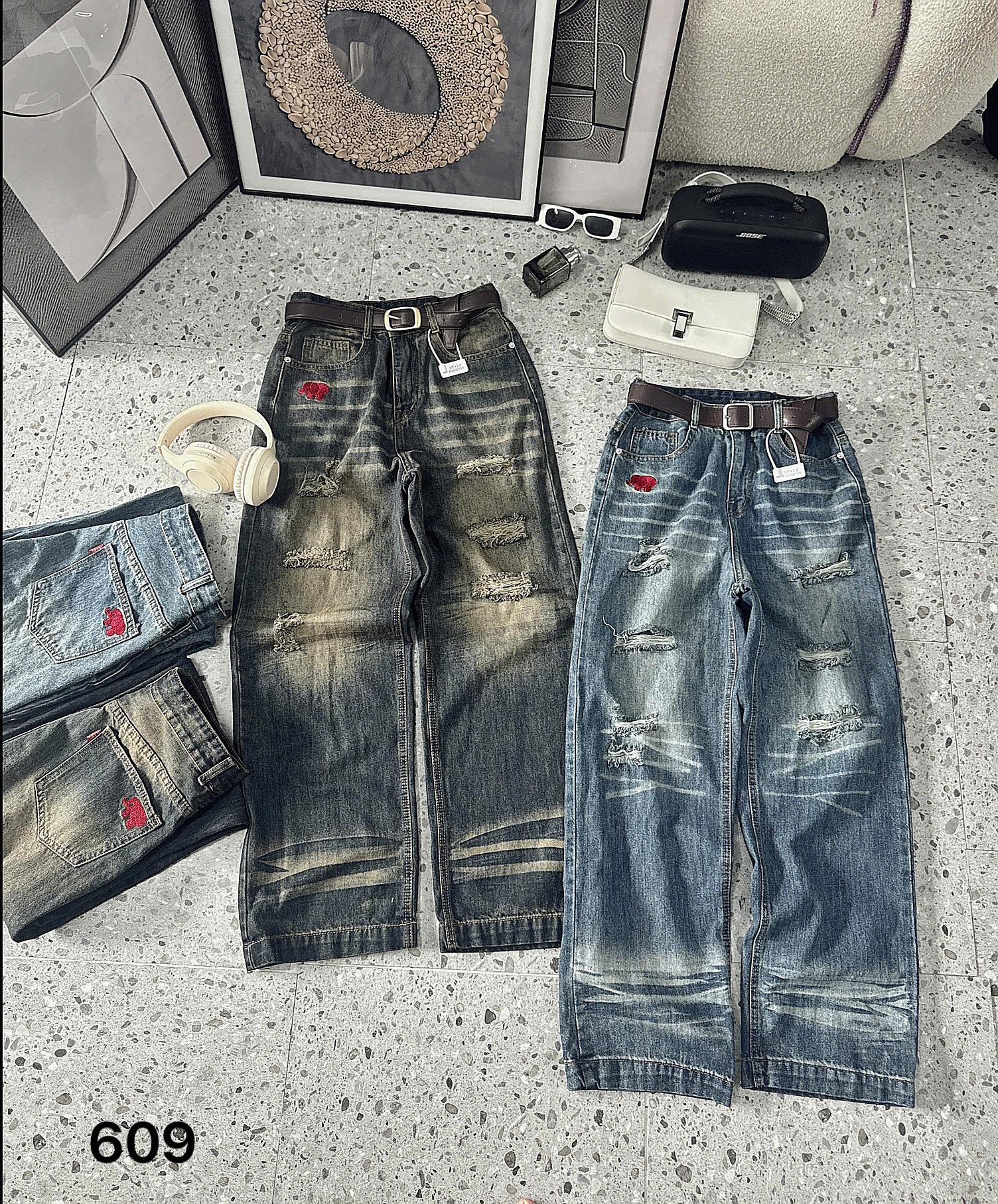 BIGSIZE NỮ-Quần suông thêu voi đỏ T-QJ609_thumbnail_8