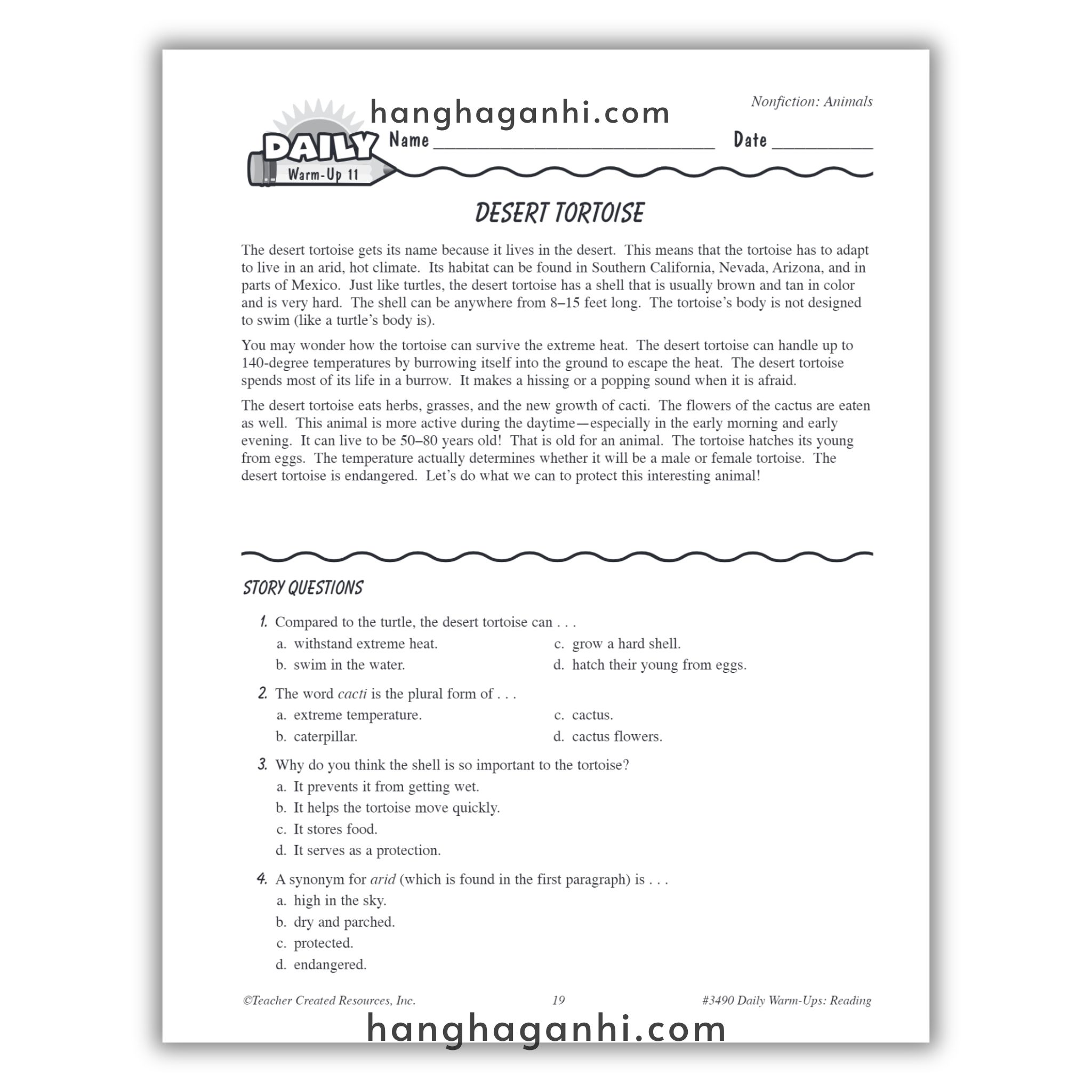 Sách Daily Warm Ups Reading Grade 4_thumbnail_8