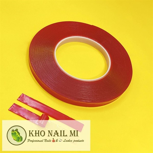 Băng dính tạo fan mi - Dán bảng mẫu nail