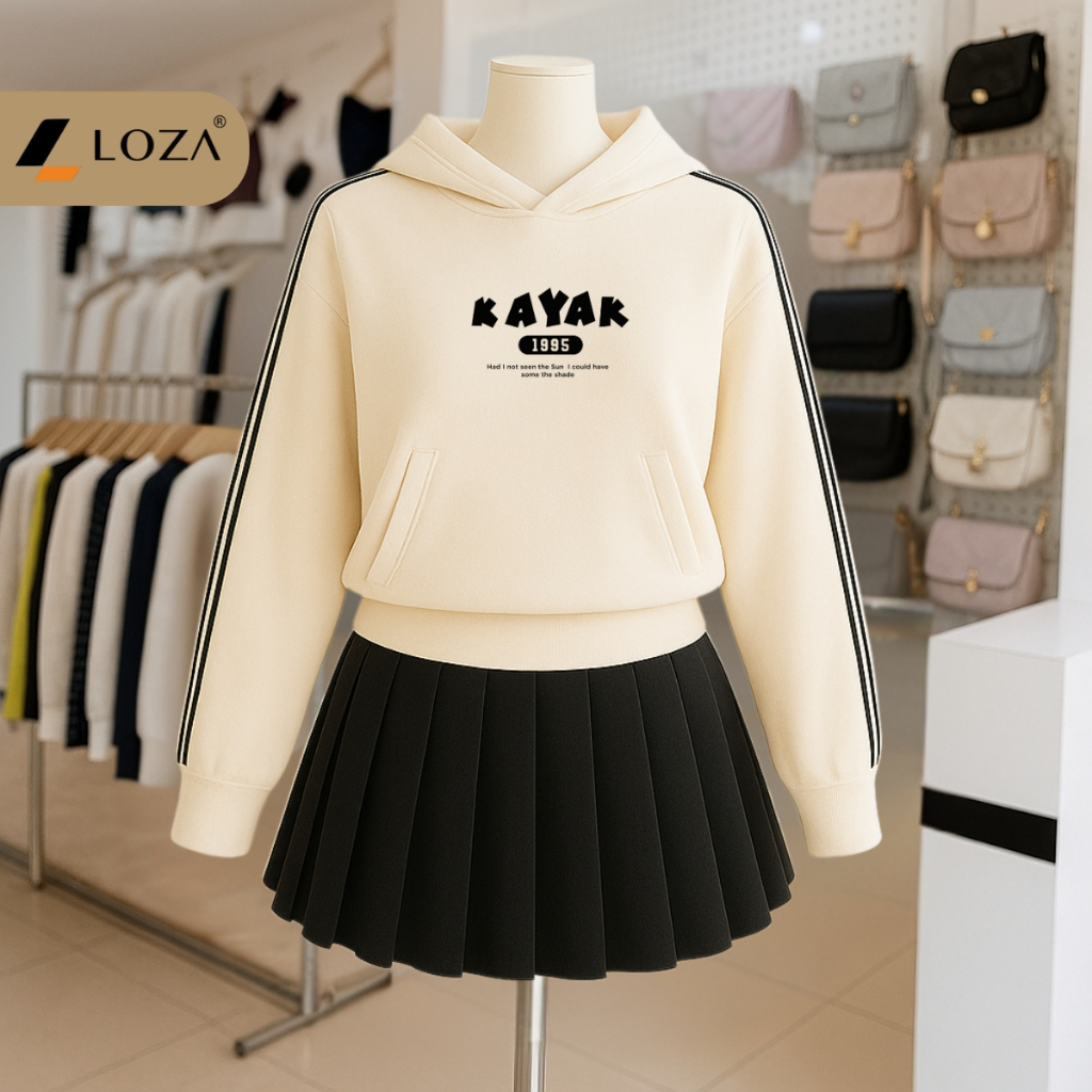 Áo Hoodie nữ dáng ngắn bo gấu in hình  nhiều mẫu - Loza G0433_thumbnail_4