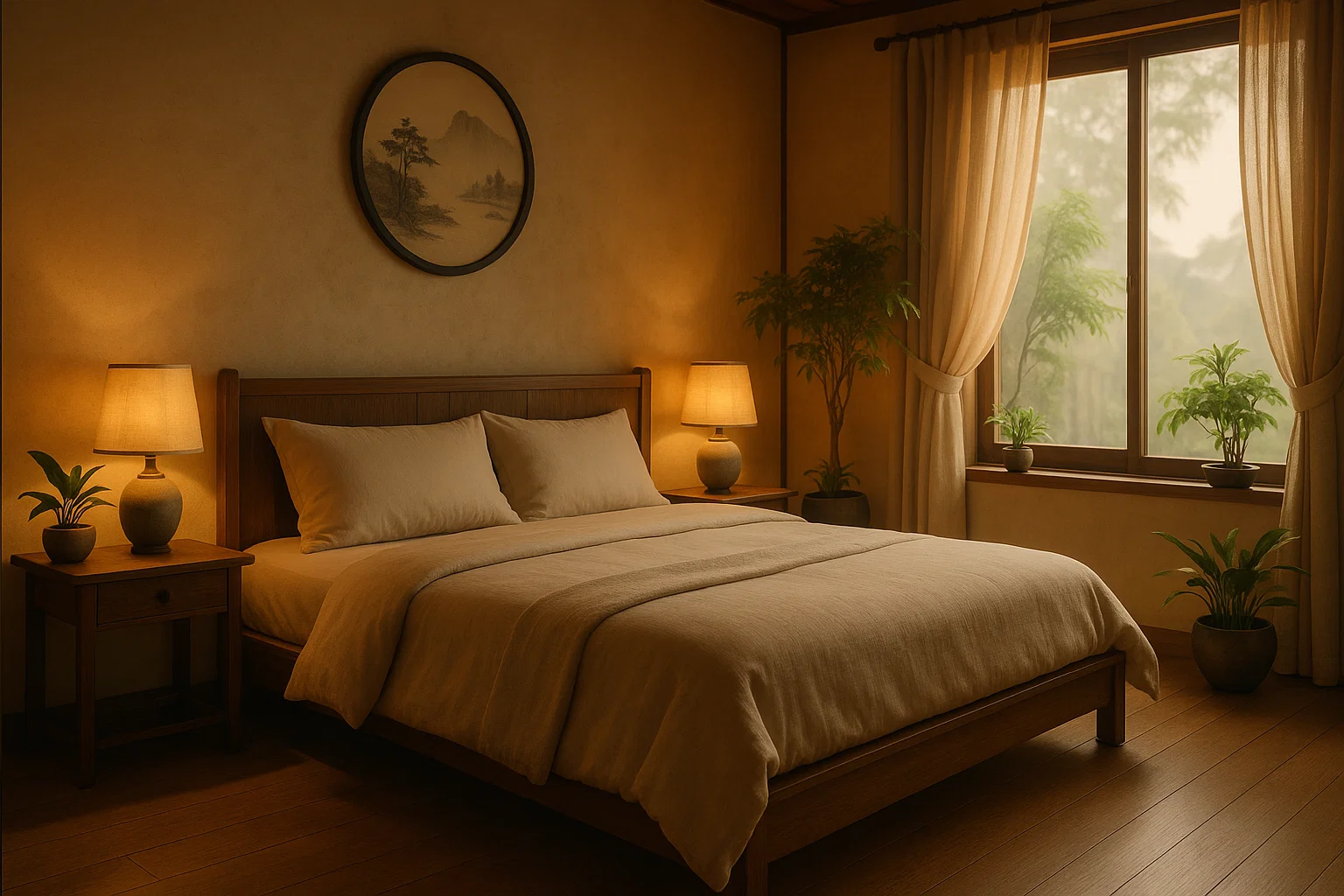 Phòng ngủ theo phong thủy xưa: Bí quyết an lành & hạnh phúc