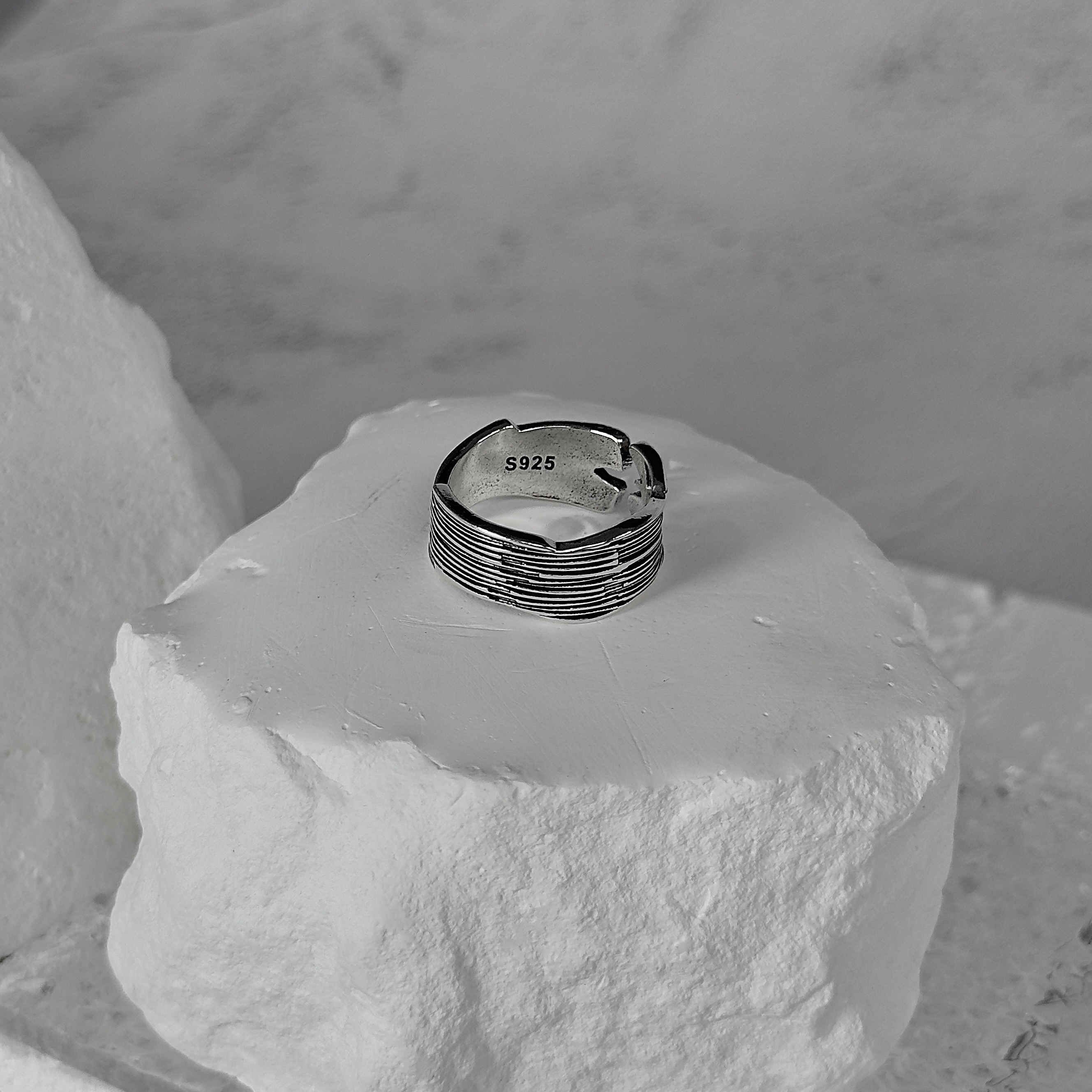 Nhẫn Ash - Sọc Ngang