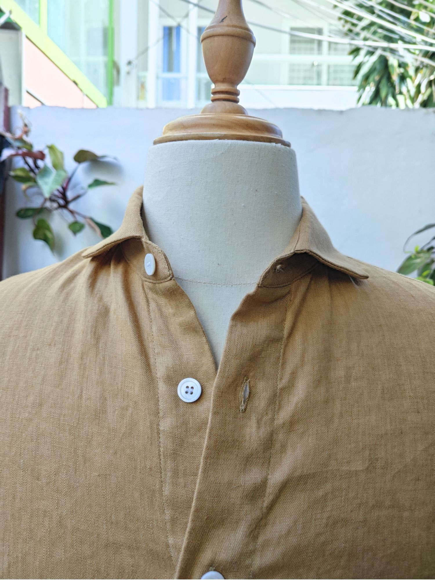 Sơ mi 100% linen tay dài cổ kiểu Ý_thumbnail_2