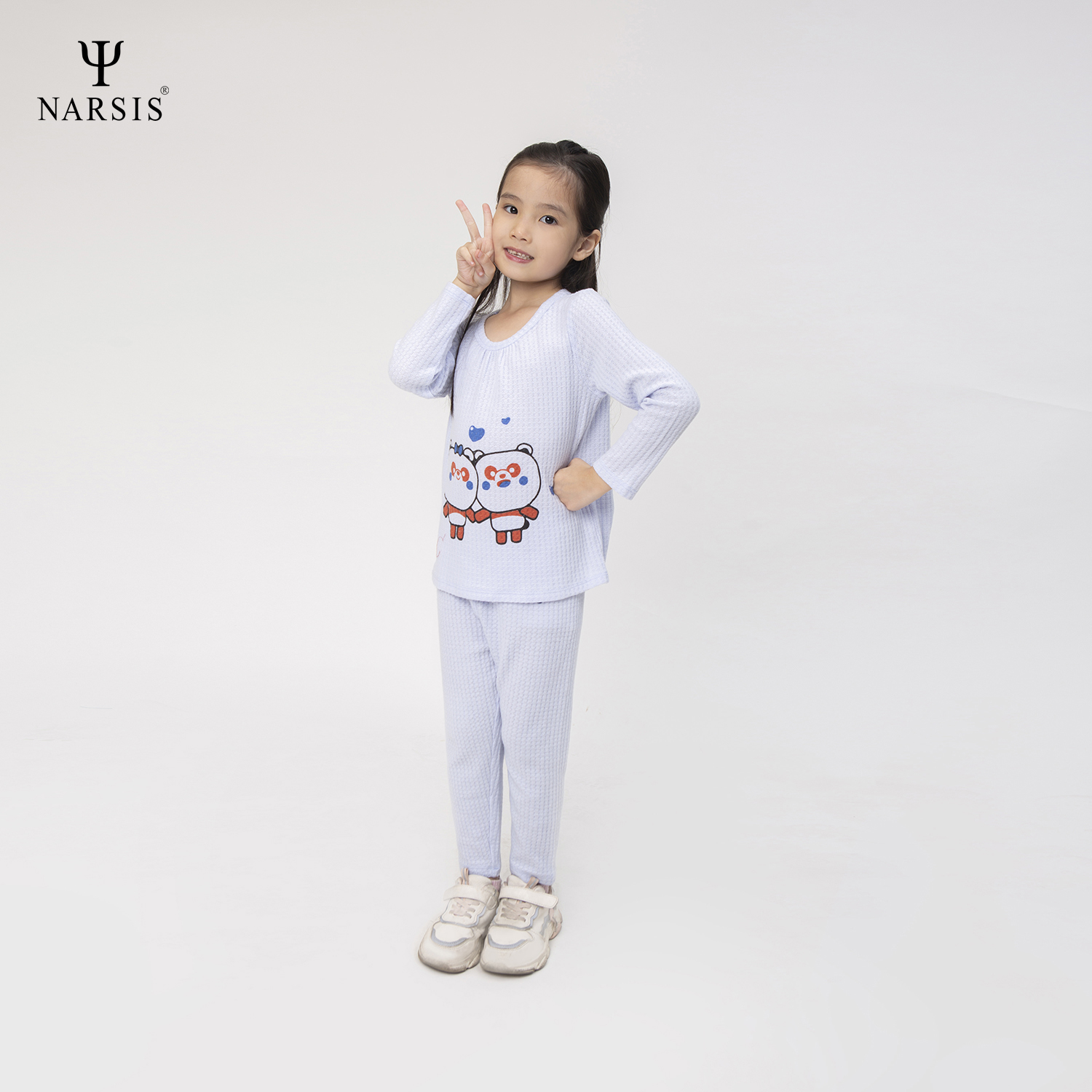 BỘ THU ĐÔNG BÉ GÁI KM0045 NARSIS VẢI LEN COTTON ẤM ÁP, THOÁNG MÁT, GIỮ ẤM TỐT, MỀM MẠI_thumbnail_1