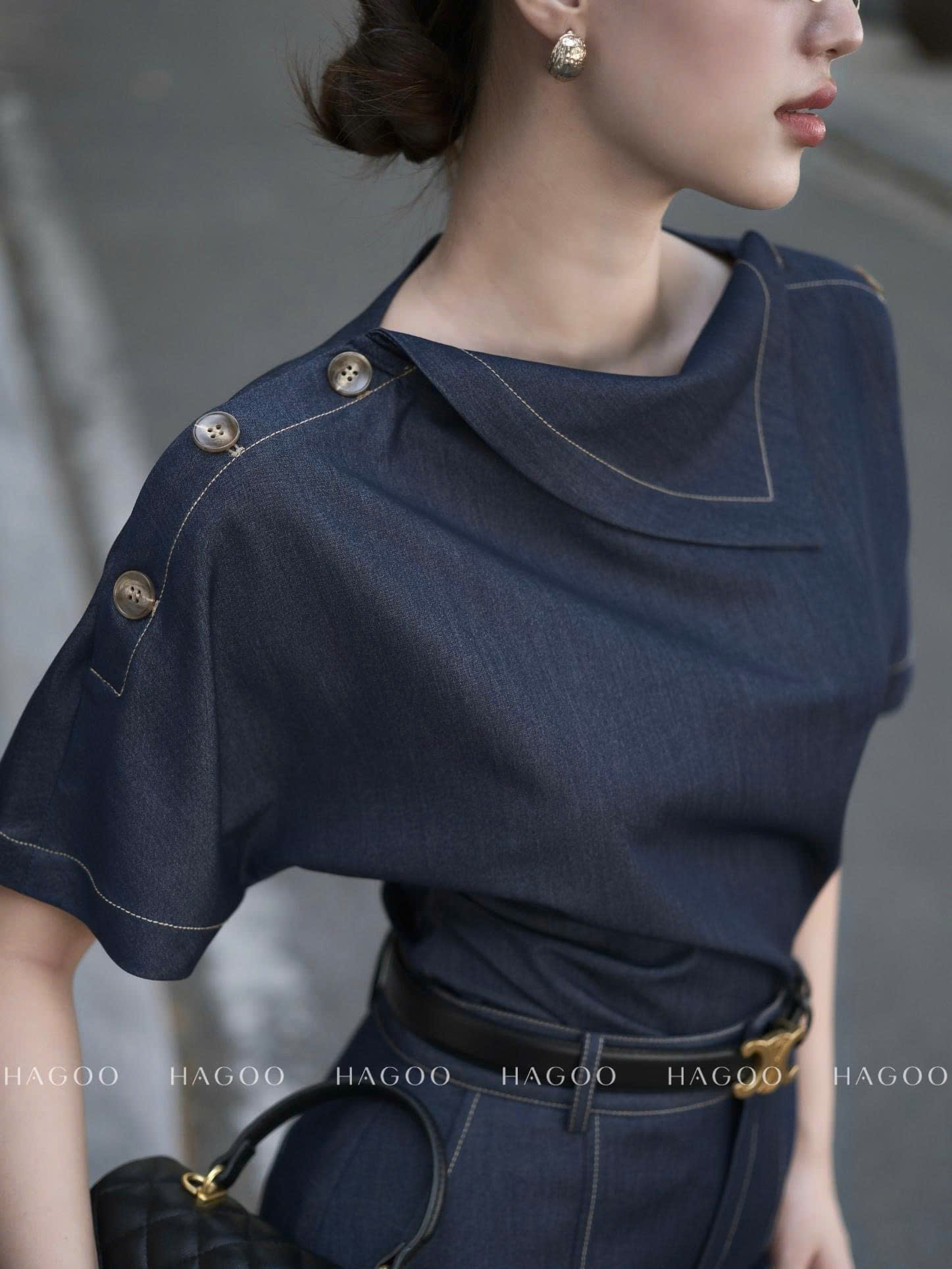 Set Bò Lụa Cổ Bẻ cánh dơi HAGOO_thumbnail_3