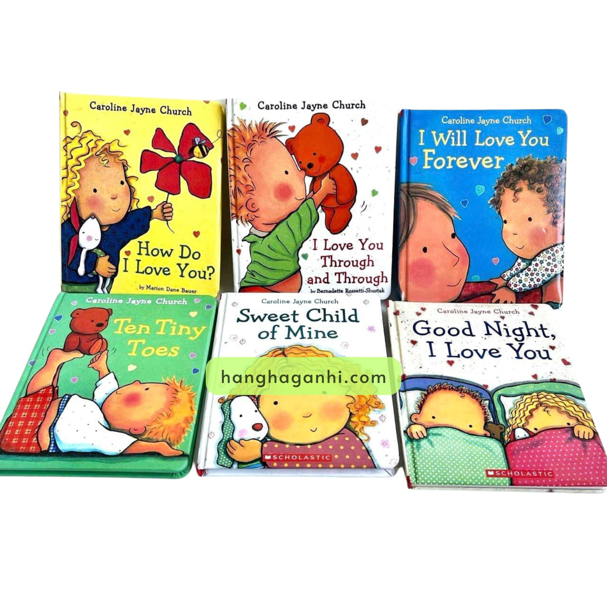 Caroline Jayna Church I Love You  – Trọn Bộ 6 Cuốn Bìa Cứng ( Kèm File nghe )_thumbnail_1
