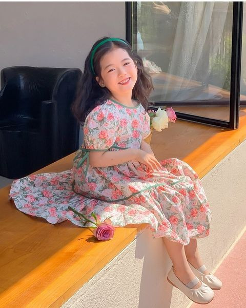 Váy xòe hoa VA23039