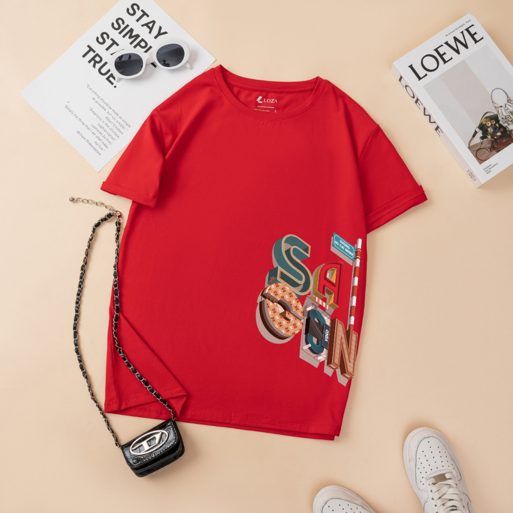 [Form rộng] Áo thun Du Lịch Sài Gòn 2025 - Áo phông nữ thời trang Loza G309_thumbnail_3