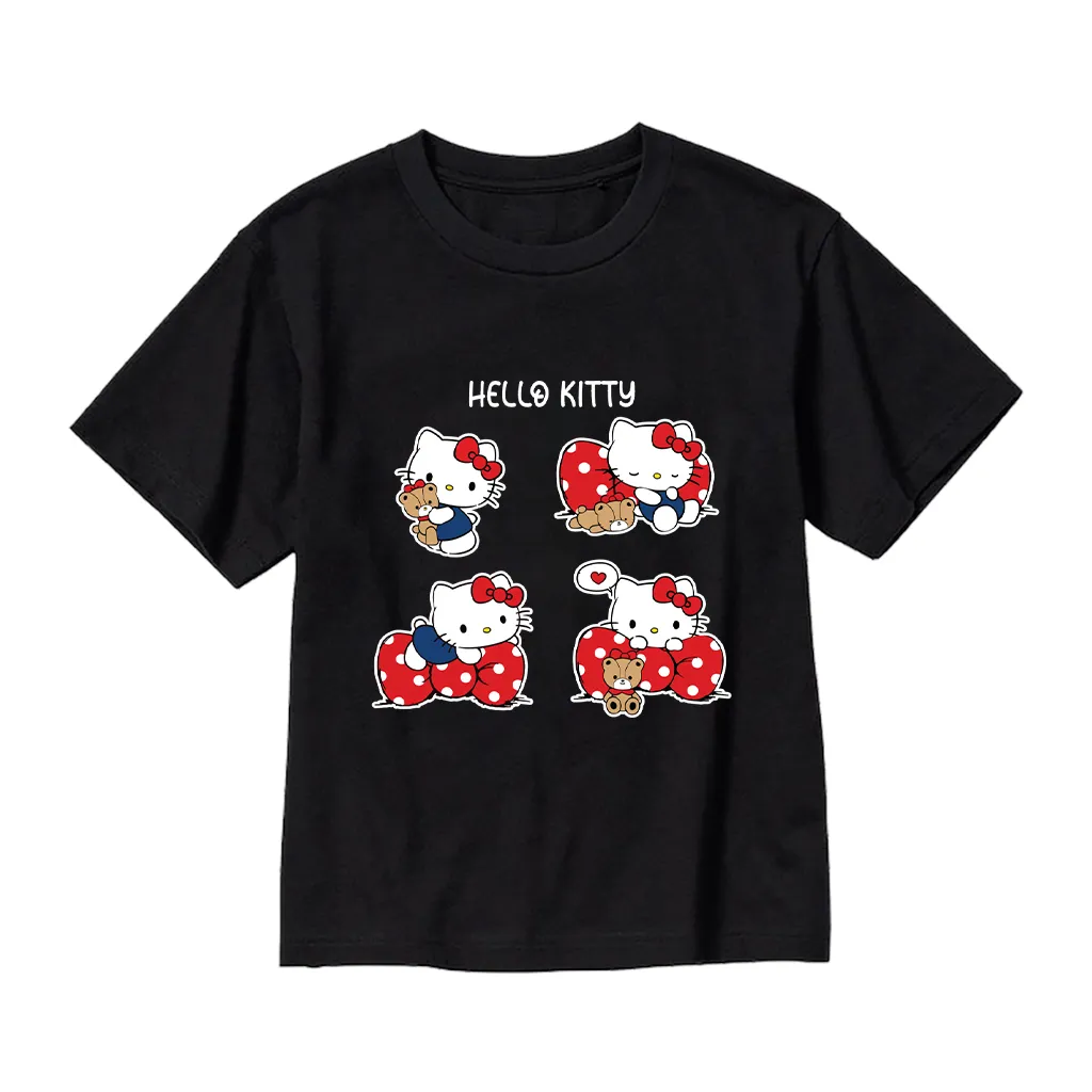 Áo thun kid form rộng Kado chất vải cotton dày dặn thoáng mát thoải mái Hello Kitty 2886_thumbnail_9