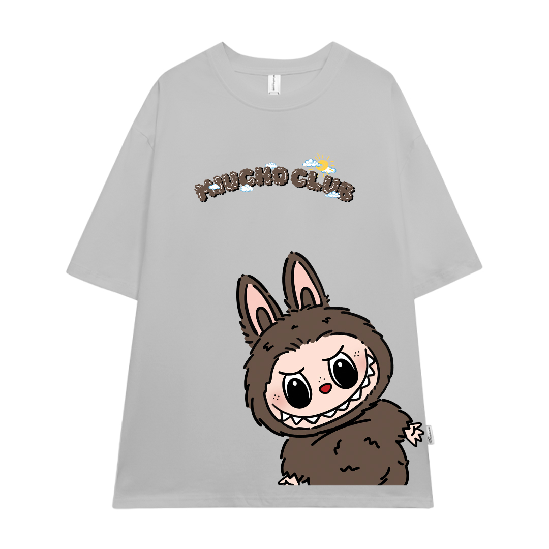 Áo phông labubu form rộng unisex ATD1437 Miucho tay ngắn cổ tròn in mix_thumbnail_17