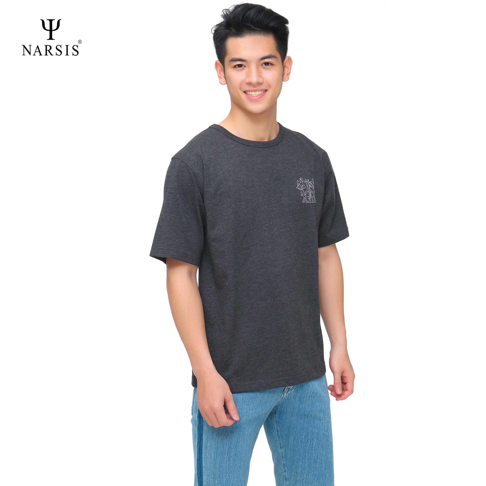 ÁO PHÔNG NAM D6022 NARSIS CHẤT LIỆU THOÁNG MÁT, DỄ CHỊU, THOẢI MÁI CẢ NGÀY, DỄ VẬN ĐỘNG