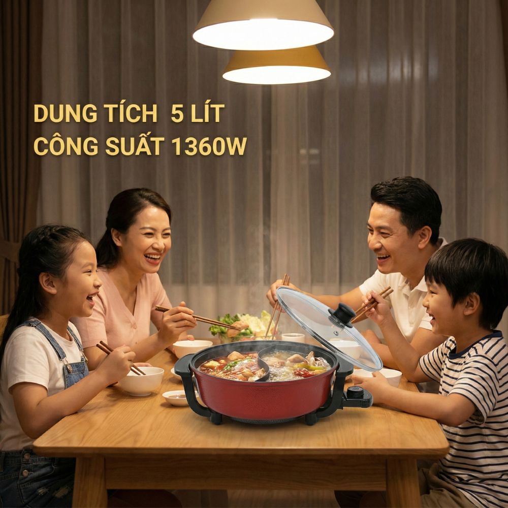 Nồi Lẩu Điện 2 Ngăn Mishio Mk112 5L_thumbnail_5