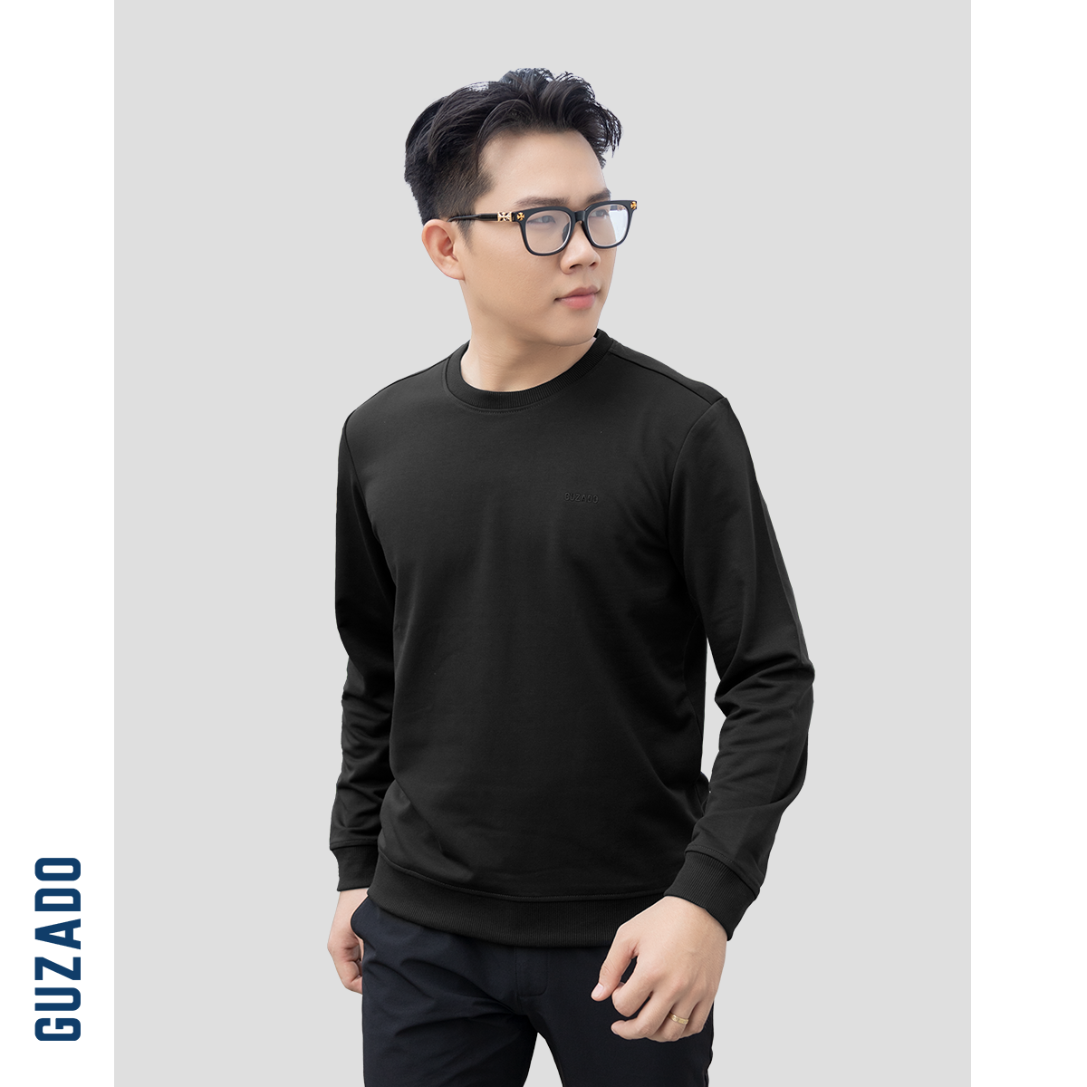 Áo Sweater Nam GUZADO Form Regular Fit Thoải Mái GDT02_thumbnail_11