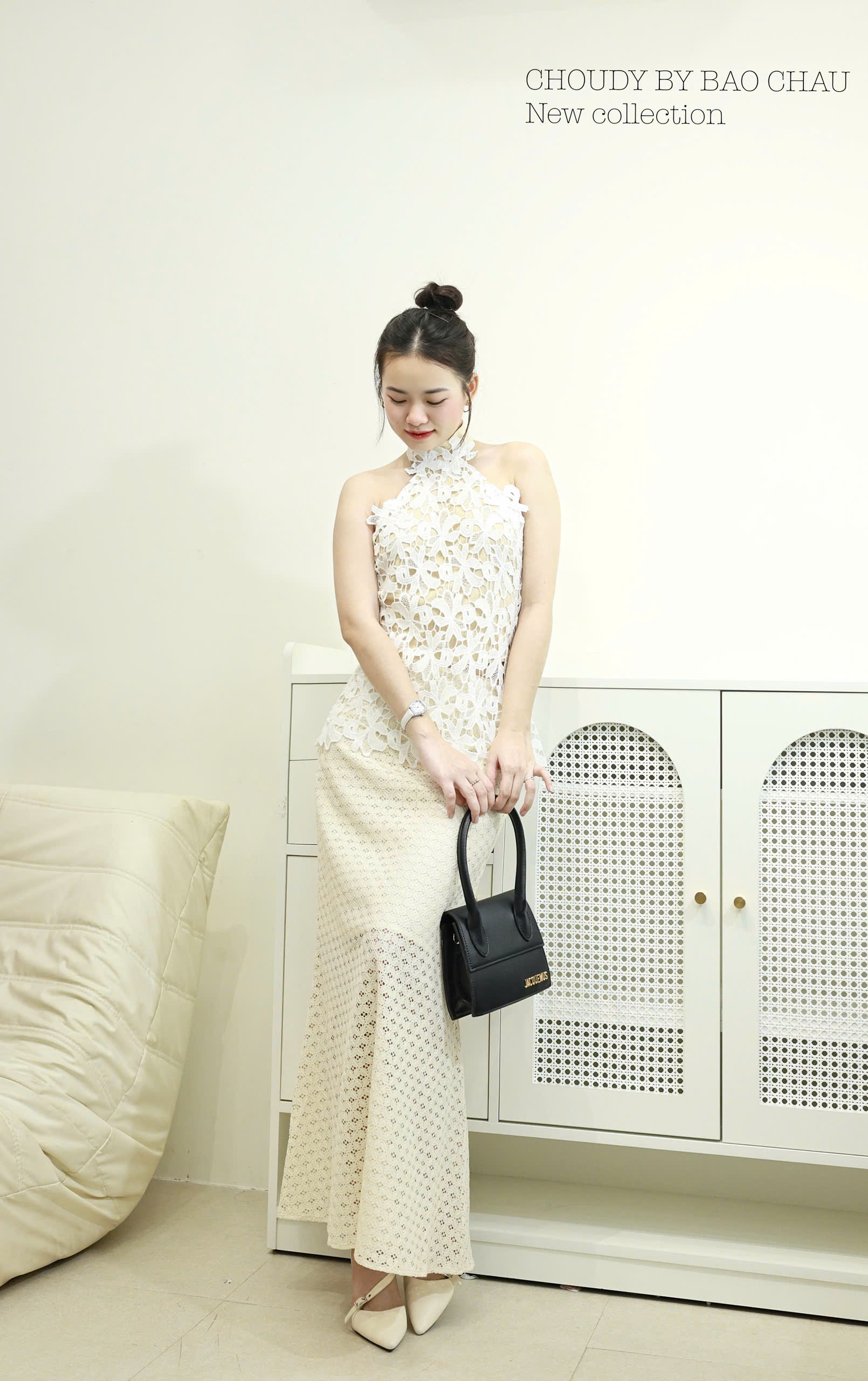 SALE U538 CHÂN VÁY REN