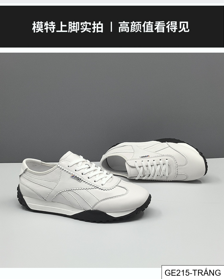 GE215 - Giày thường dành cho nam giới, giày thể thao da thật, giày nam hợp thời trang, giày nam phong cách Hàn Quốc da bò lớp đầu tiên, giày nam châu Âu_thumbnail_1