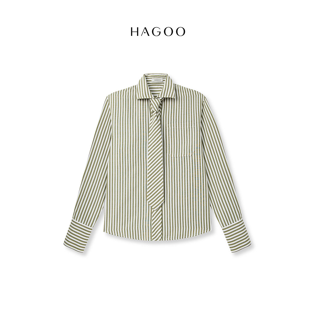 Sơ mi cà vạt cổ cánh nhạn HAGOO_thumbnail_6