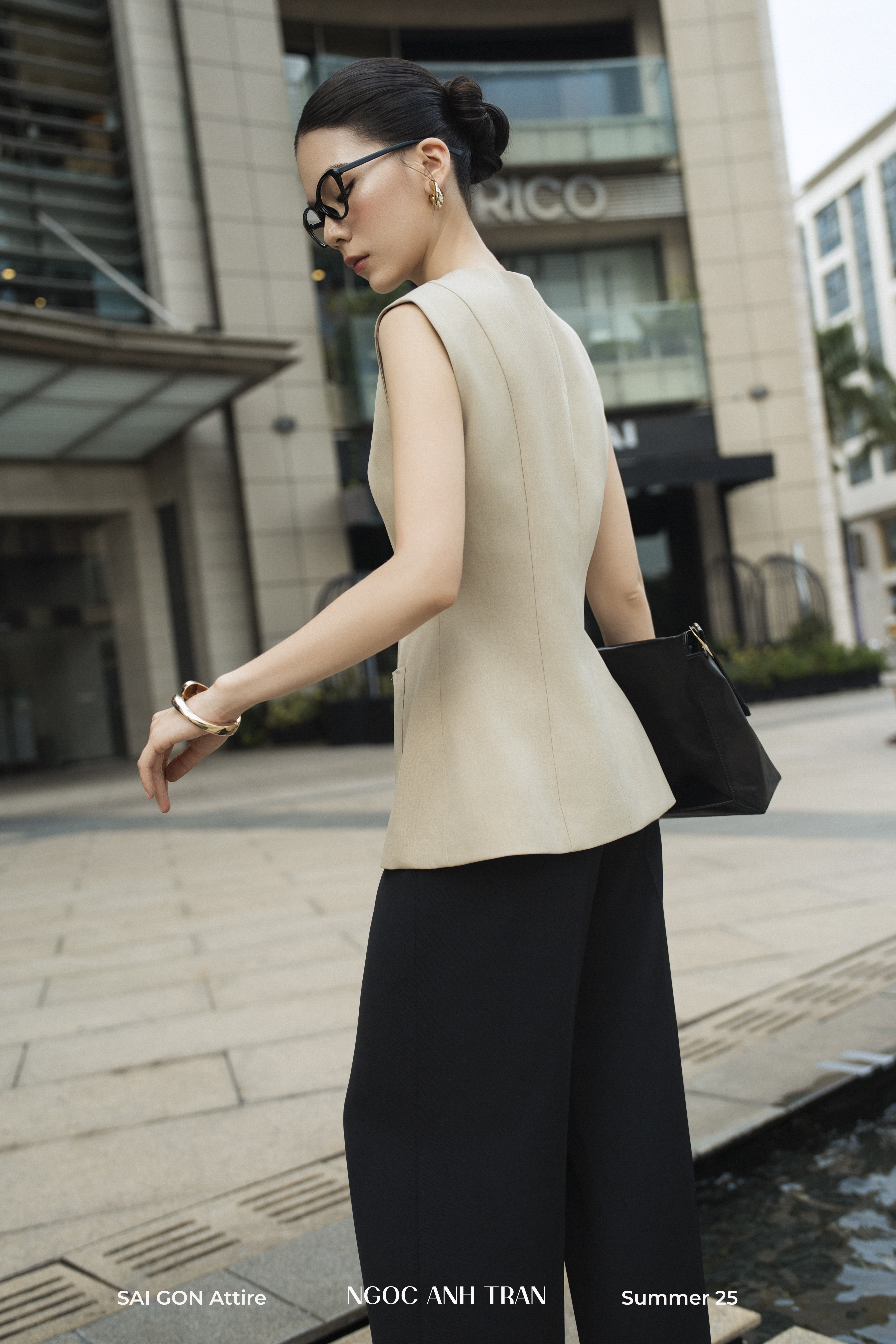 A176 - Áo gile nilen cúc bọc_thumbnail_3