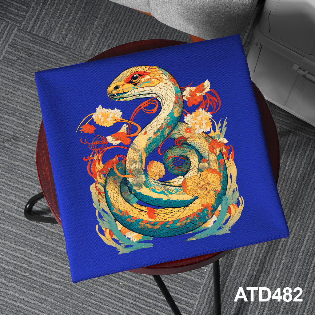 Áo thun nam form rộng 12 con giáp tuổi Tỵ ATD482 Miucho Iconic cotton cổ tròn in graphic_thumbnail_8