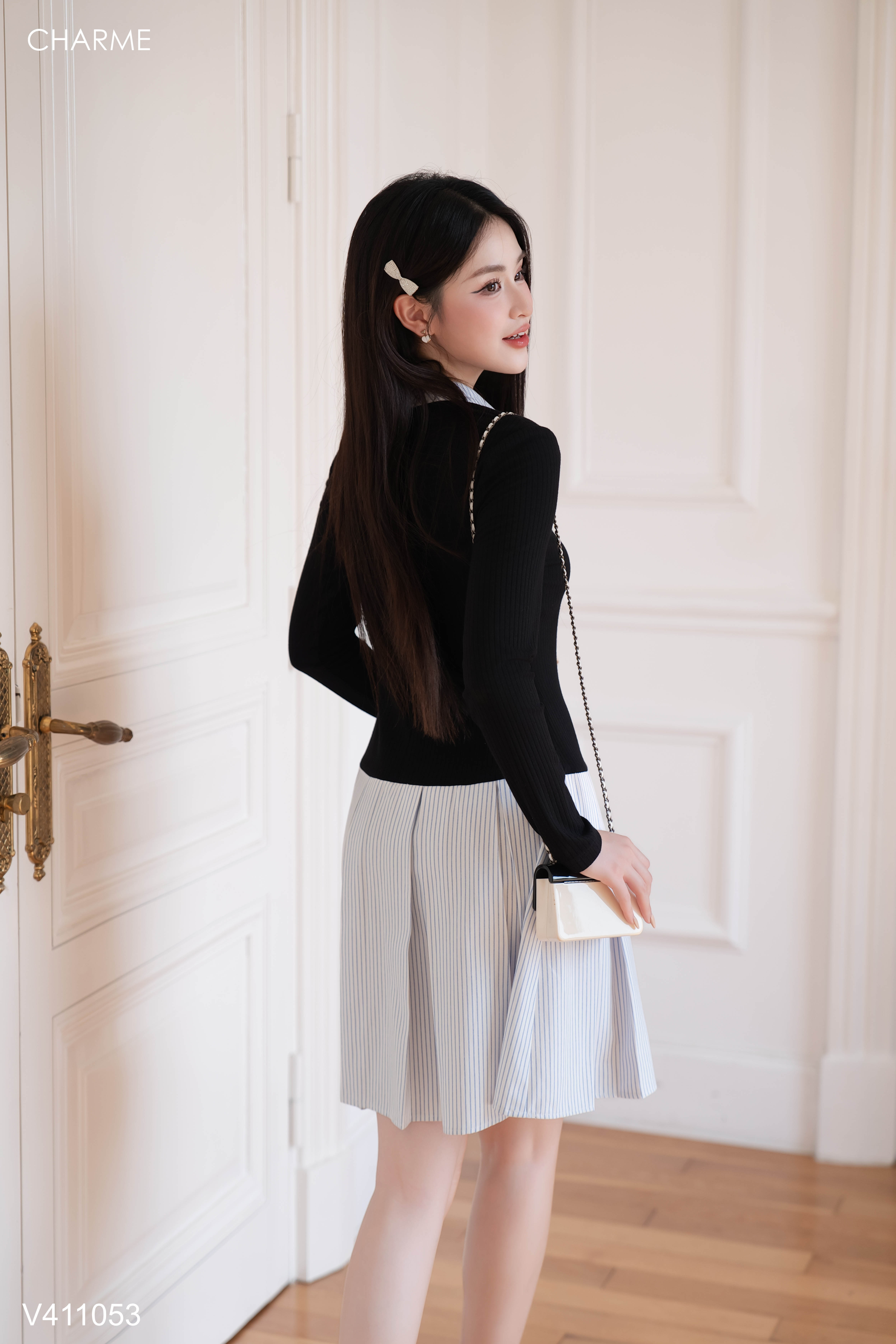 Váy sơ mi phối dập ly_thumbnail_5