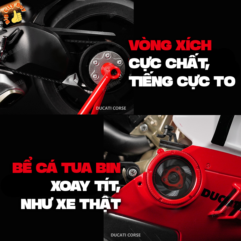 Mô Hình Xe Ducati Corse V4R 1:6 XLG Đề Nổ - Vặn Ga - Phun Khói Giả Lập_thumbnail_7