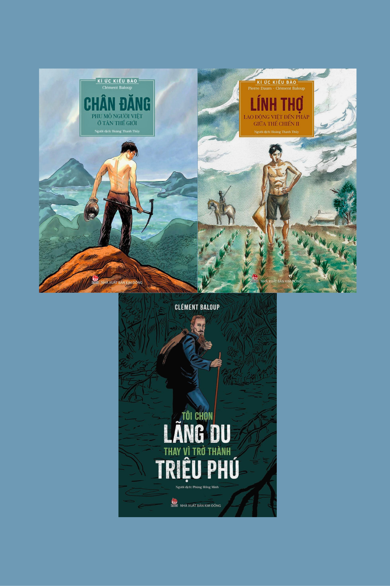 Combo 3 Cuốn Tác Phẩm của CLÉMENT BALOUP