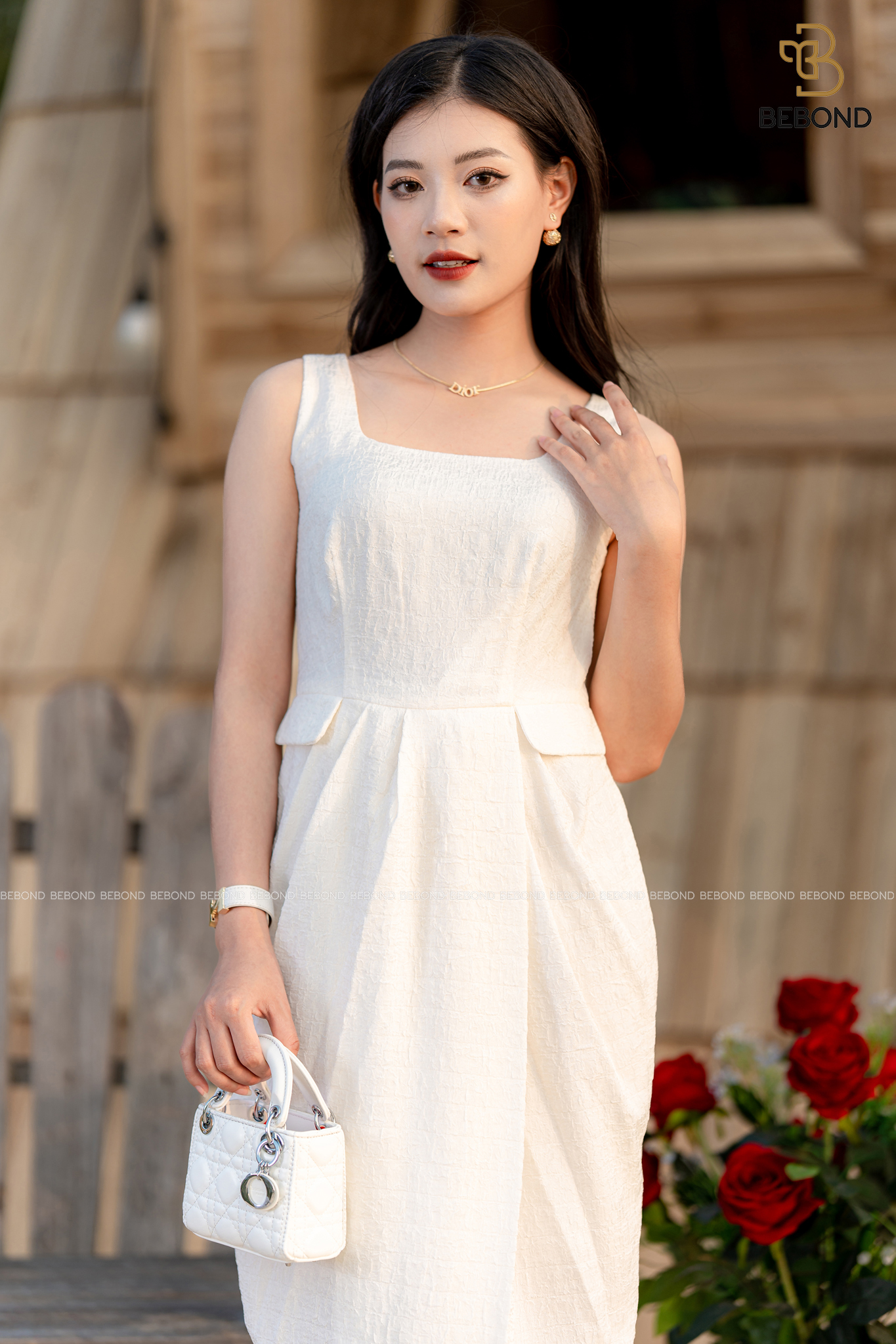 Đầm ôm phối túi màu TRẮNG- Jena Dress_thumbnail_3