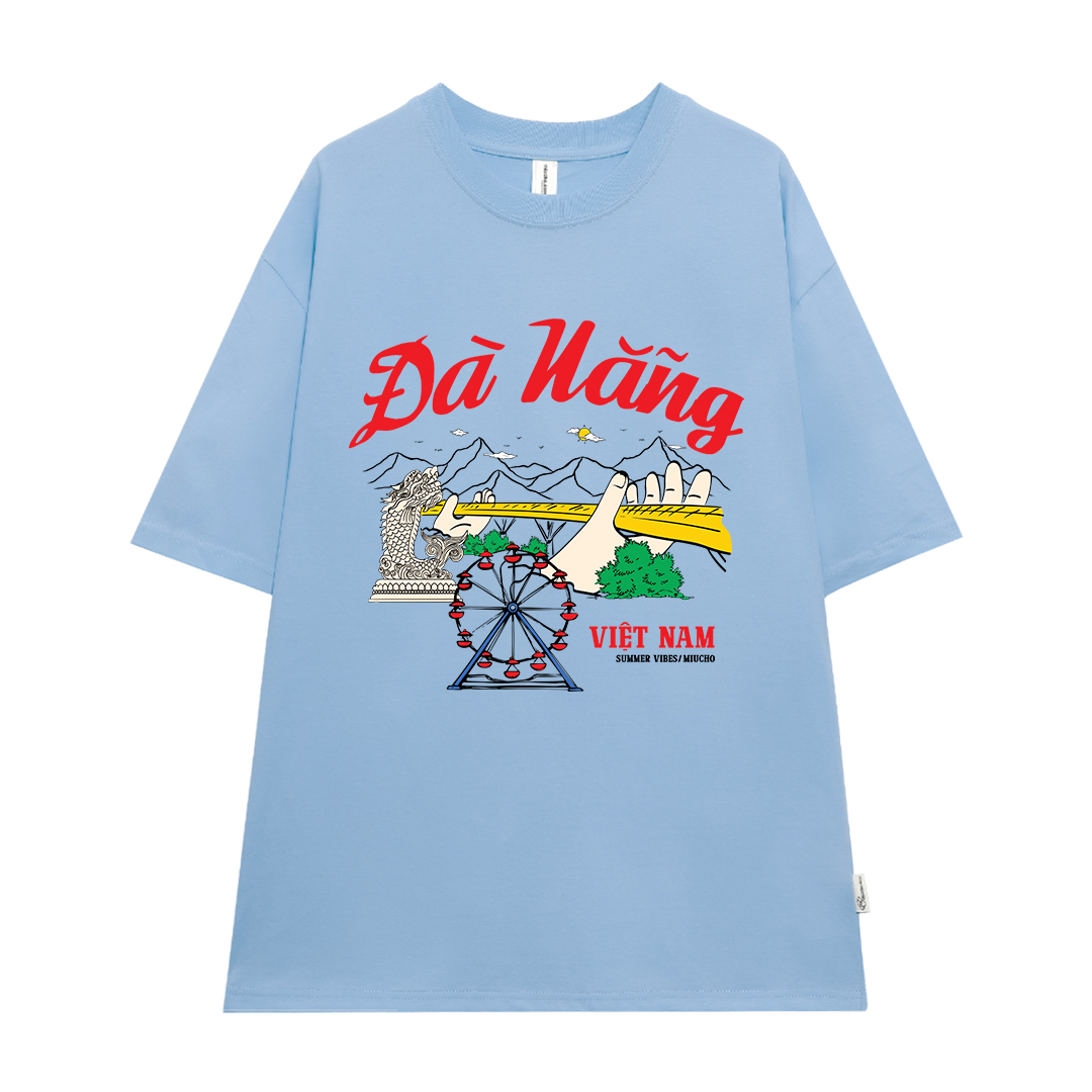 Áo thun du lịch Đà Nẵng ATD1262 Miucho vải cotton thoáng mát in mix_thumbnail_10