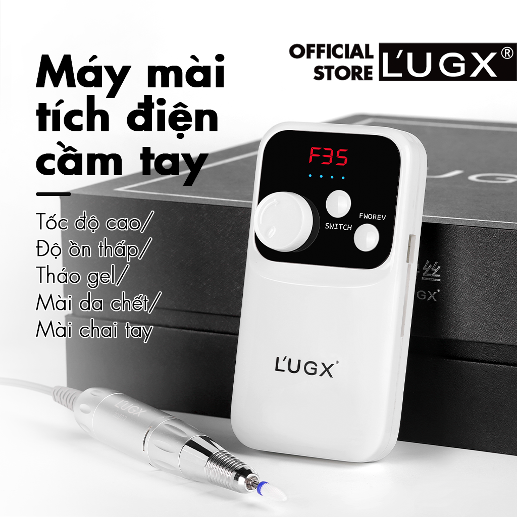Máy mài móng tích điện L’UGX LG602 chính hãng - Máy mài móng nail Lugx cầm tay cao cấp (bảo hành 6 tháng)_thumbnail_2