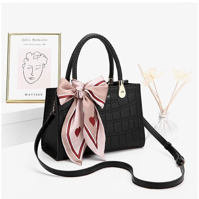 Túi xách nữ đeo chéo 2 quai cầm tay da mềm