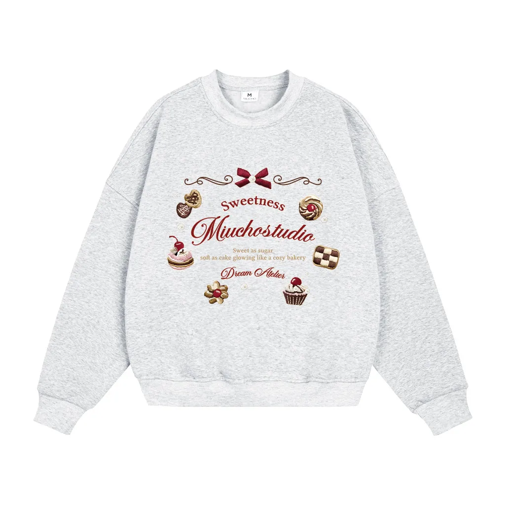 Áo Sweater nữ form boxy Miucho vải nỉ 2 da thoáng mát thấm hút tốt Giáng Sinh in mix 2846_thumbnail_0