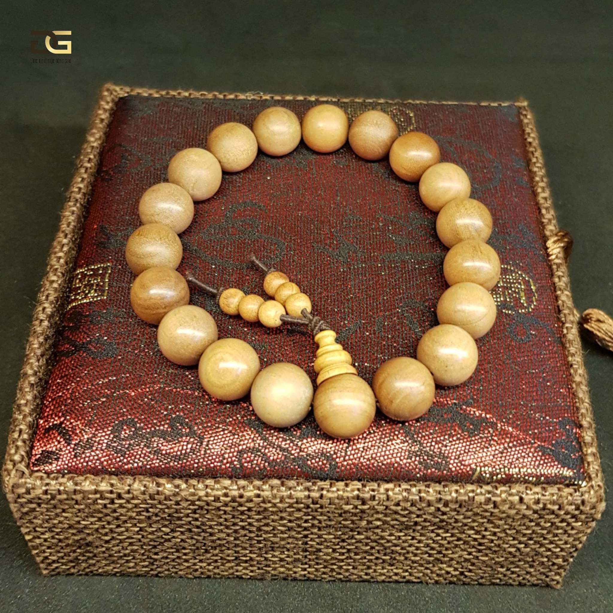 10mm (19 Hạt) Vòng Tay Đàn Hương Rừng Ấn Độ_thumbnail_11