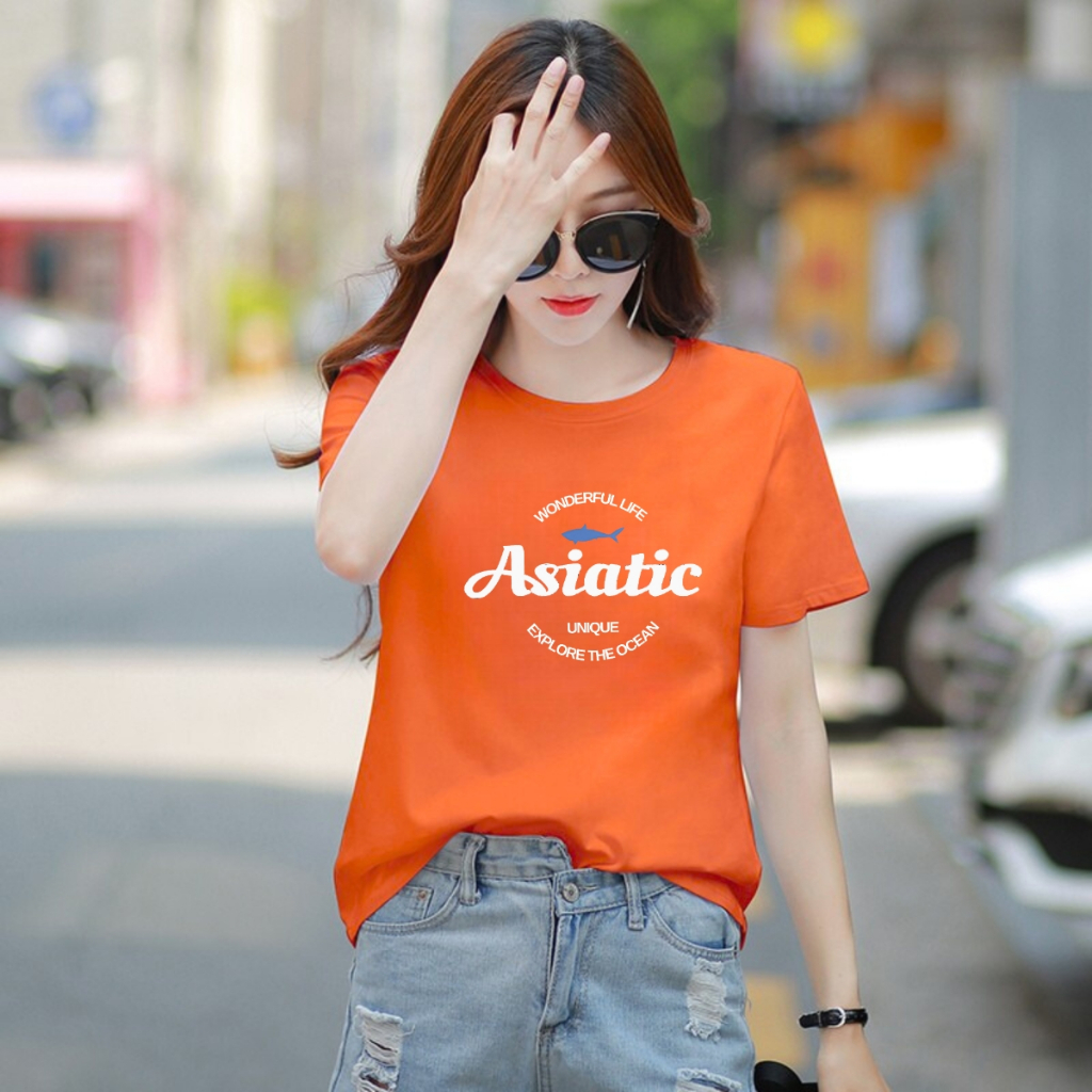 [Form Rộng] Áo thun nữ in hình 'ASIATIC' - LOZA RT8343_thumbnail_0