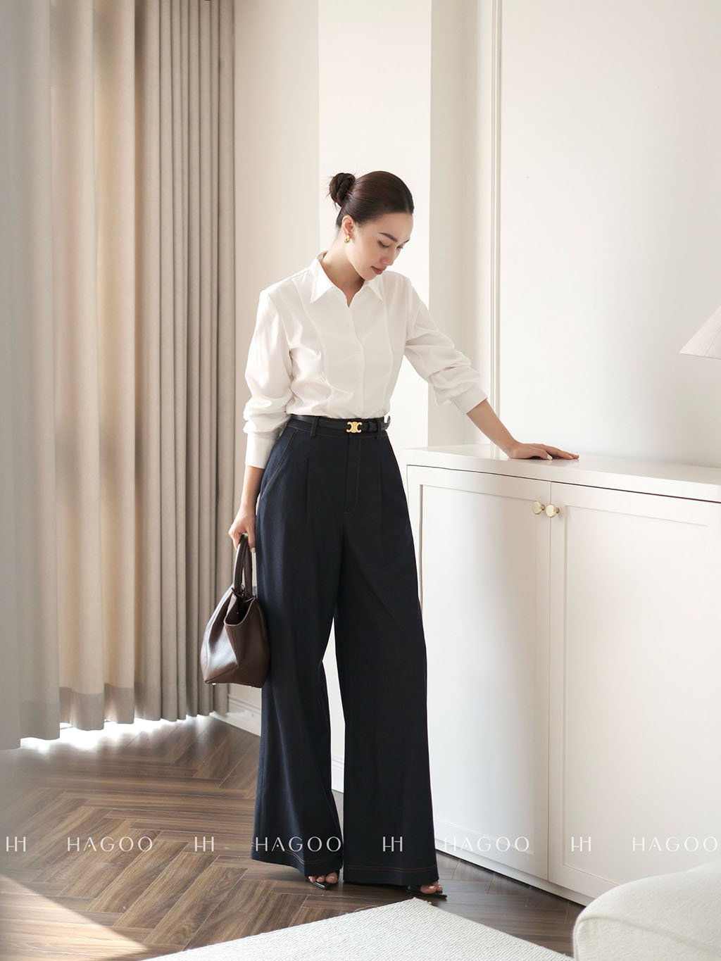 Áo sơ mi dài tay cà vạt rời_thumbnail_5