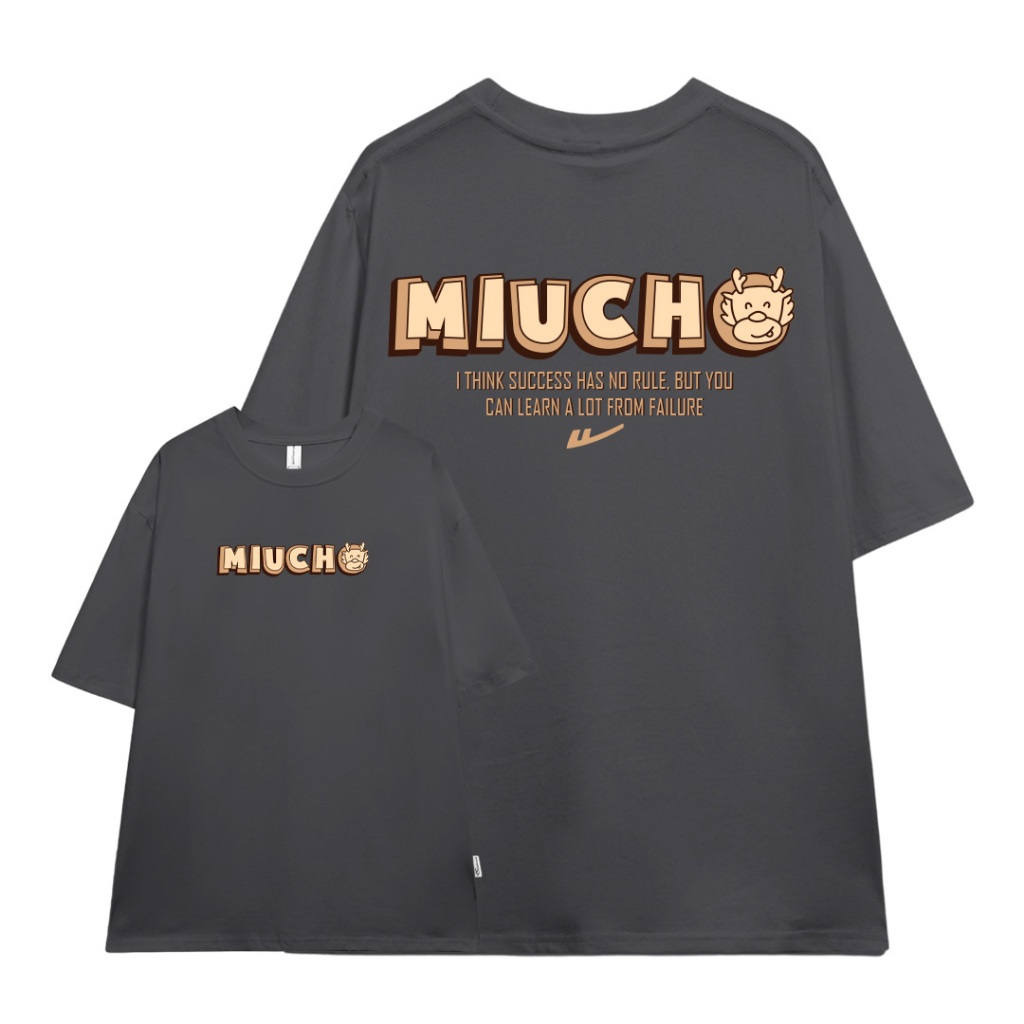 Áo thun nam form rộng local brand ATD821 Miucho Man tay ngắn vải cotton cổ tròn in typography_thumbnail_13