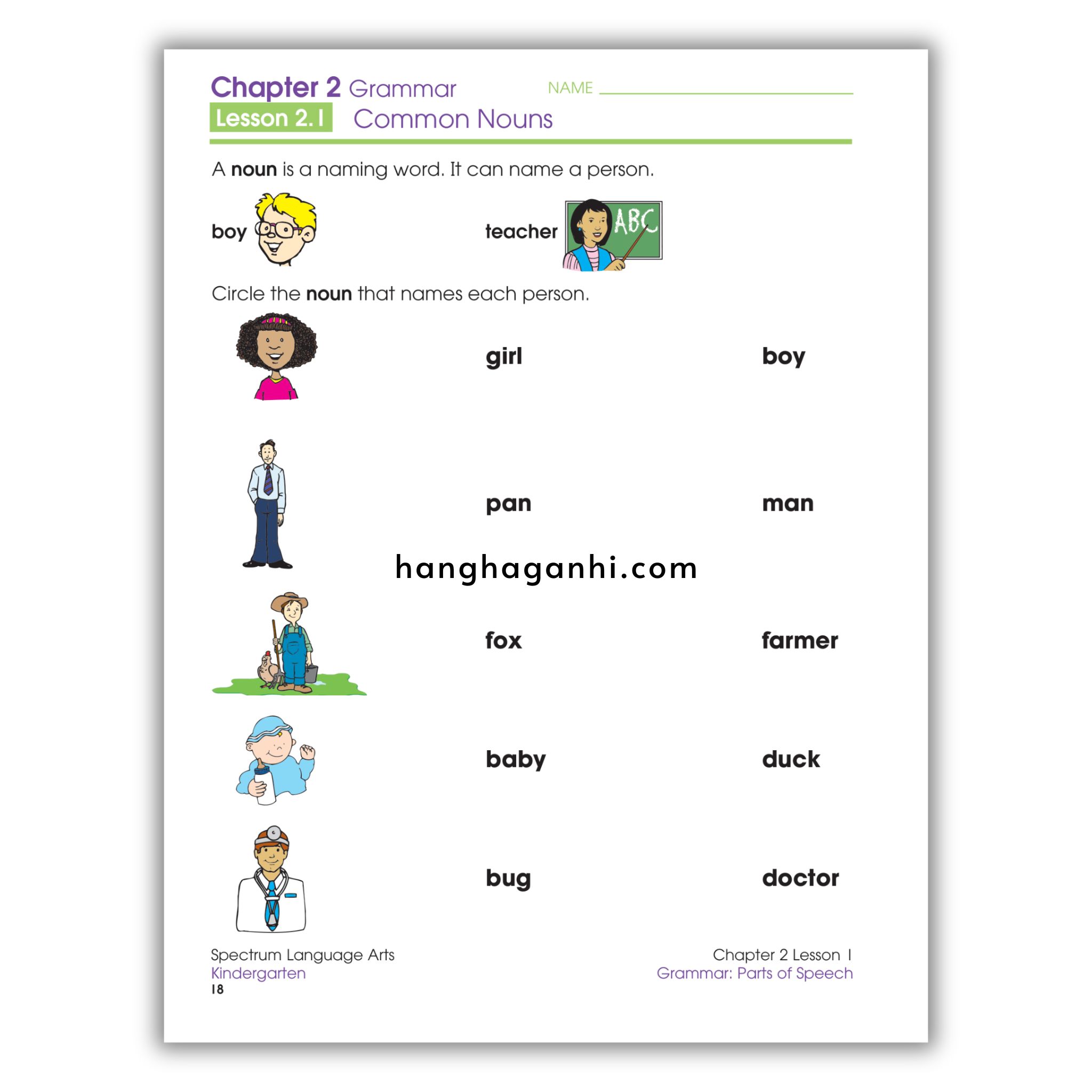 Sách Spectrum Language Arts Workbook Grade K_thumbnail_17