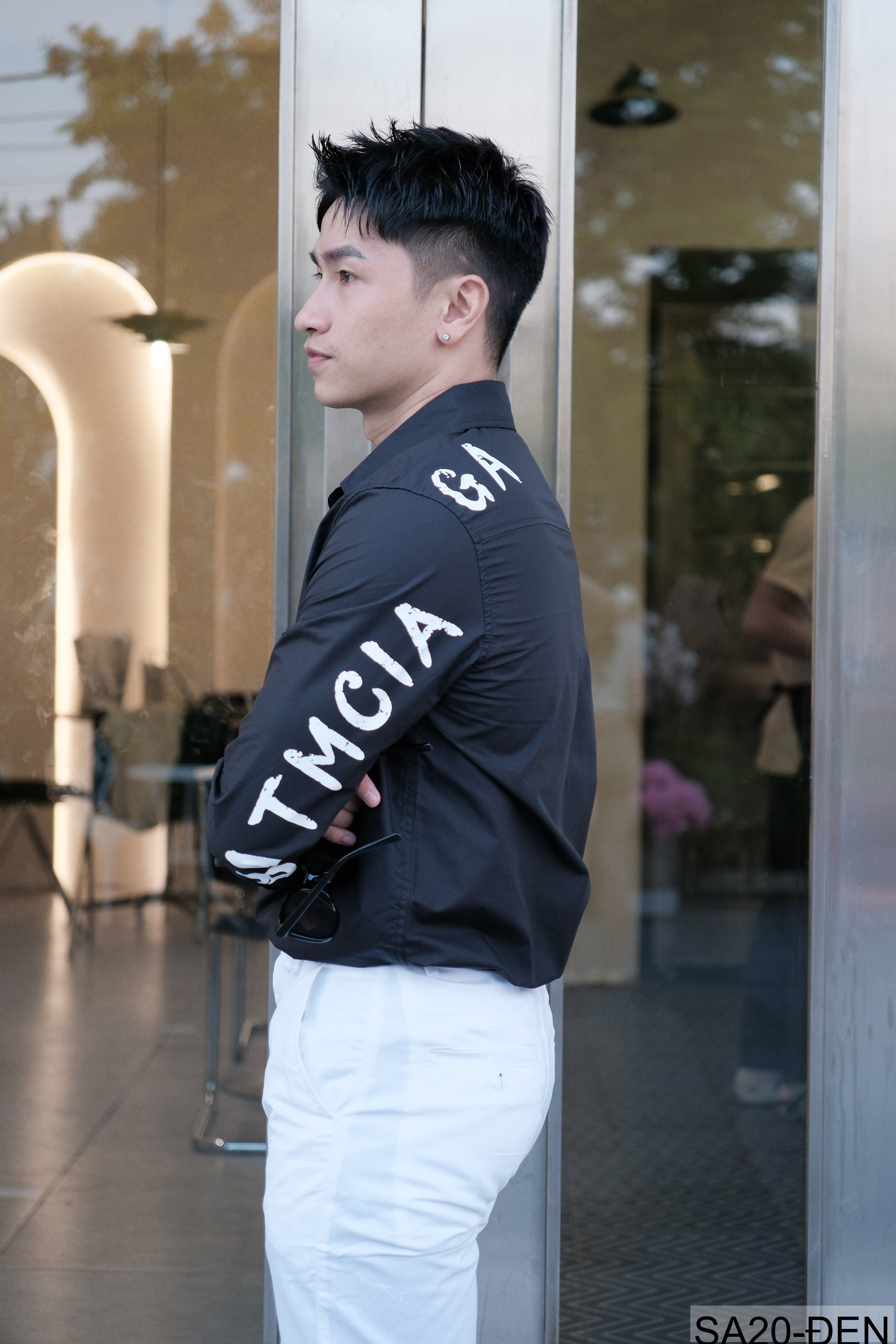 SA20 - Áo sơ mi nam tay dài in chữ BATMGA phong cách Hàn Quốc, chất cotton mềm mại, form rộng rãi_thumbnail_12