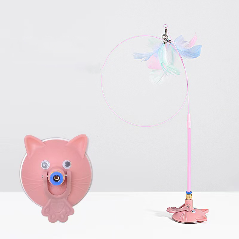 ของเล่นแท่งไม้ล่อแมวดูดสูญญากาศ - แถมฟรีขนนกทดแทน 3 ชิ้น_thumbnail_5