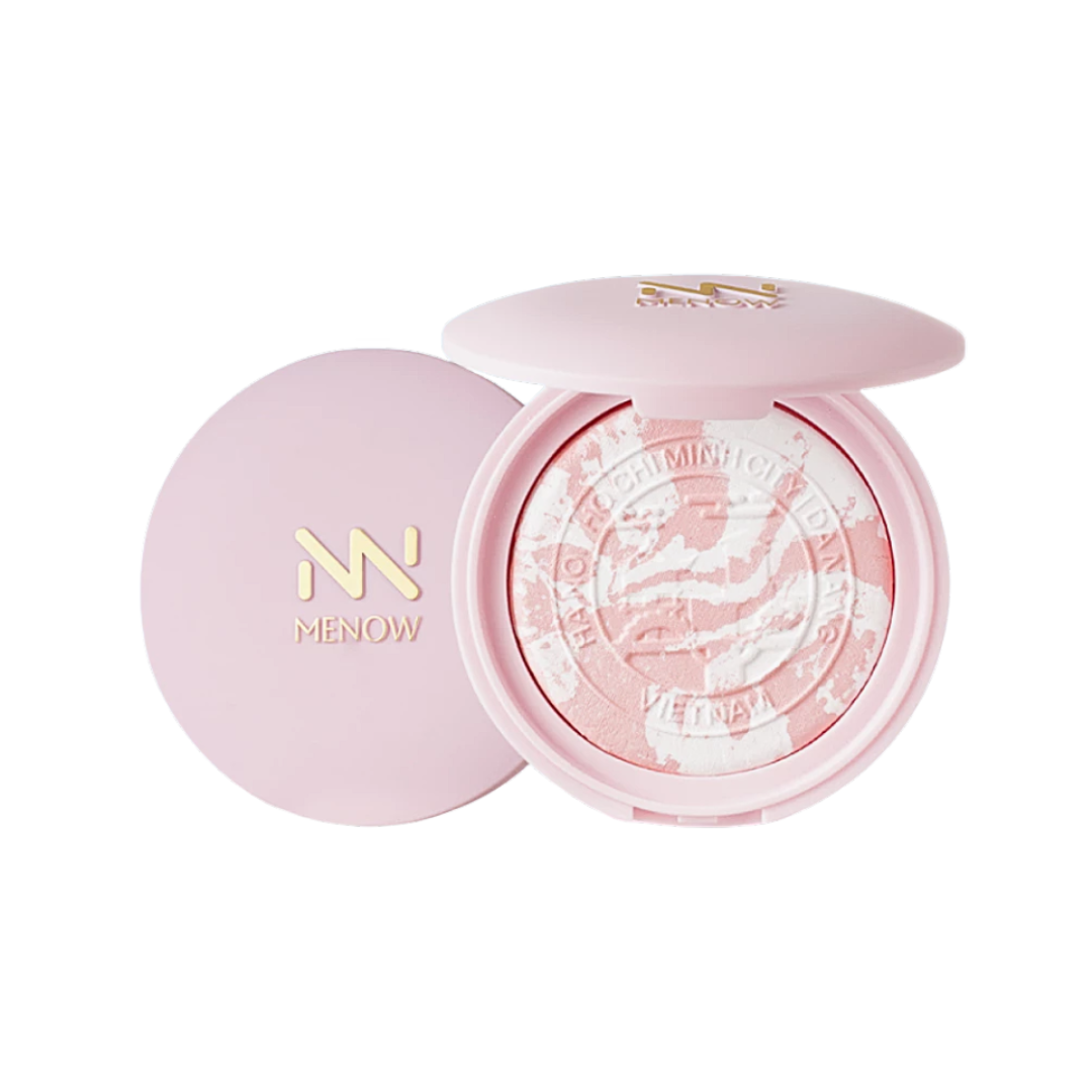 [MENOW] Phấn phủ nén Menow Clear Radiant Pressed Powder Việt sắc tinh hoa 7g