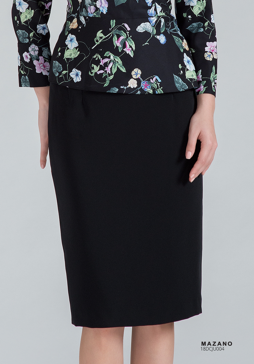 Chân váy Juyp vải Tuytxi màu đen công sở_thumbnail_5